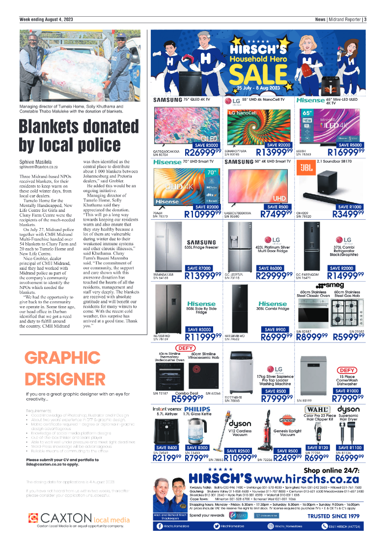 Midrand Reporter 4 August 2023 page 3
