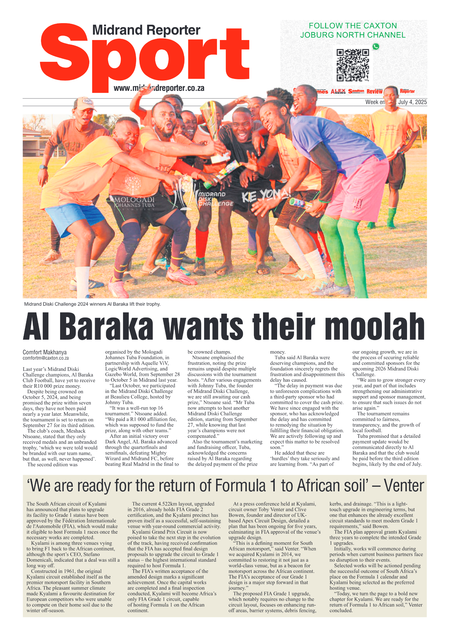 Midrand Reporter 4 July 2025 page 8