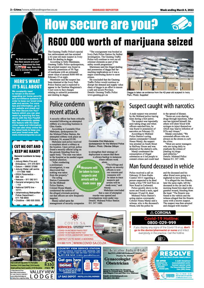 Midrand Reporter 4 March 2022 page 2