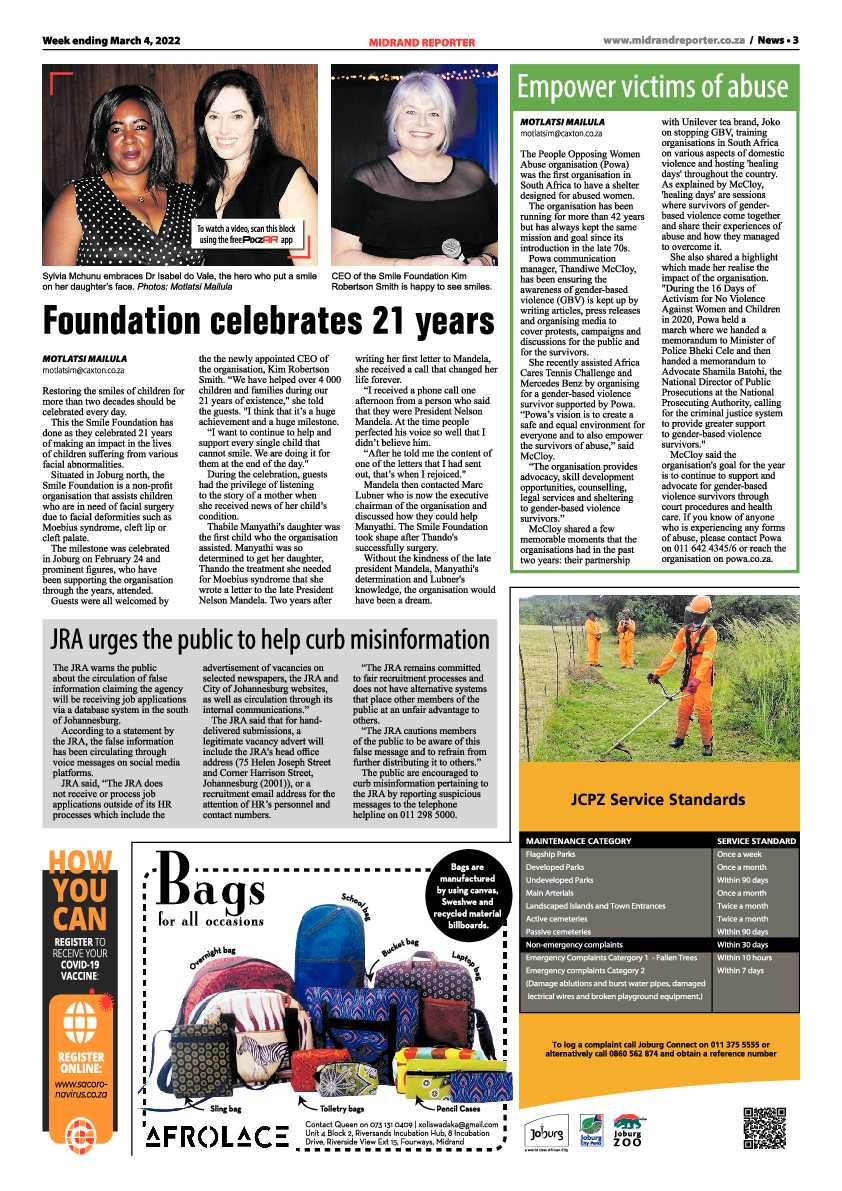 Midrand Reporter 4 March 2022 page 3