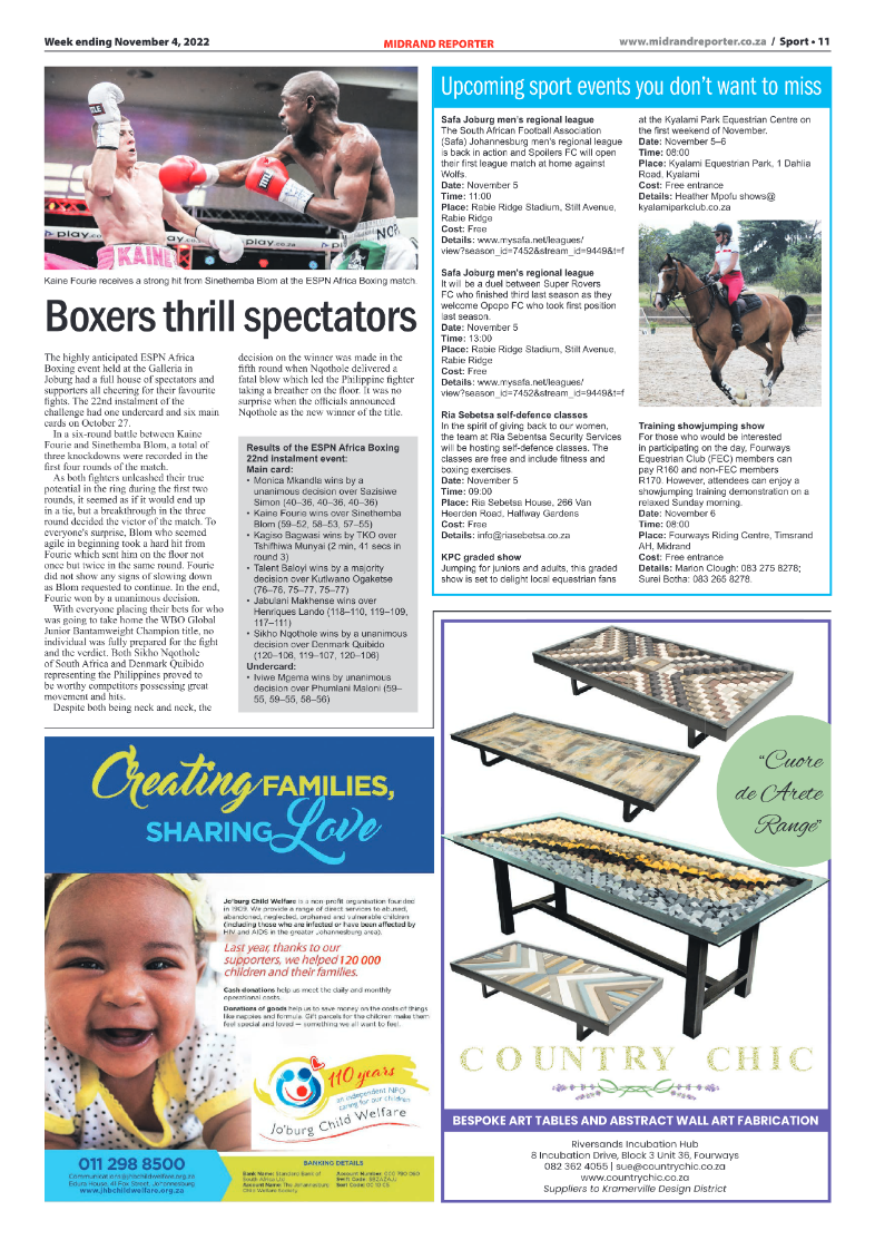 Midrand Reporter 4 November 2022 page 19