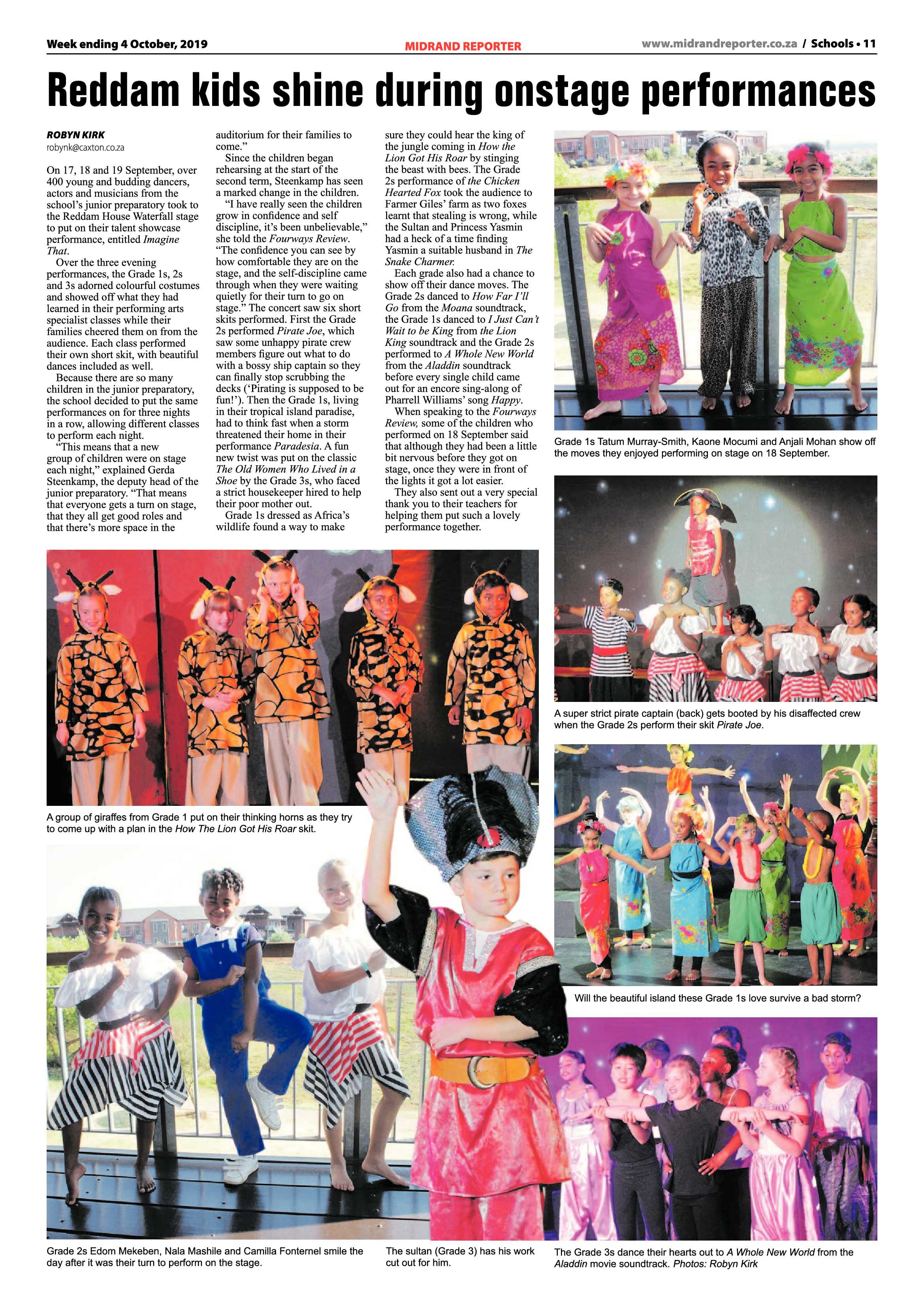 Midrand Reporter 4 October, 2019 page 11