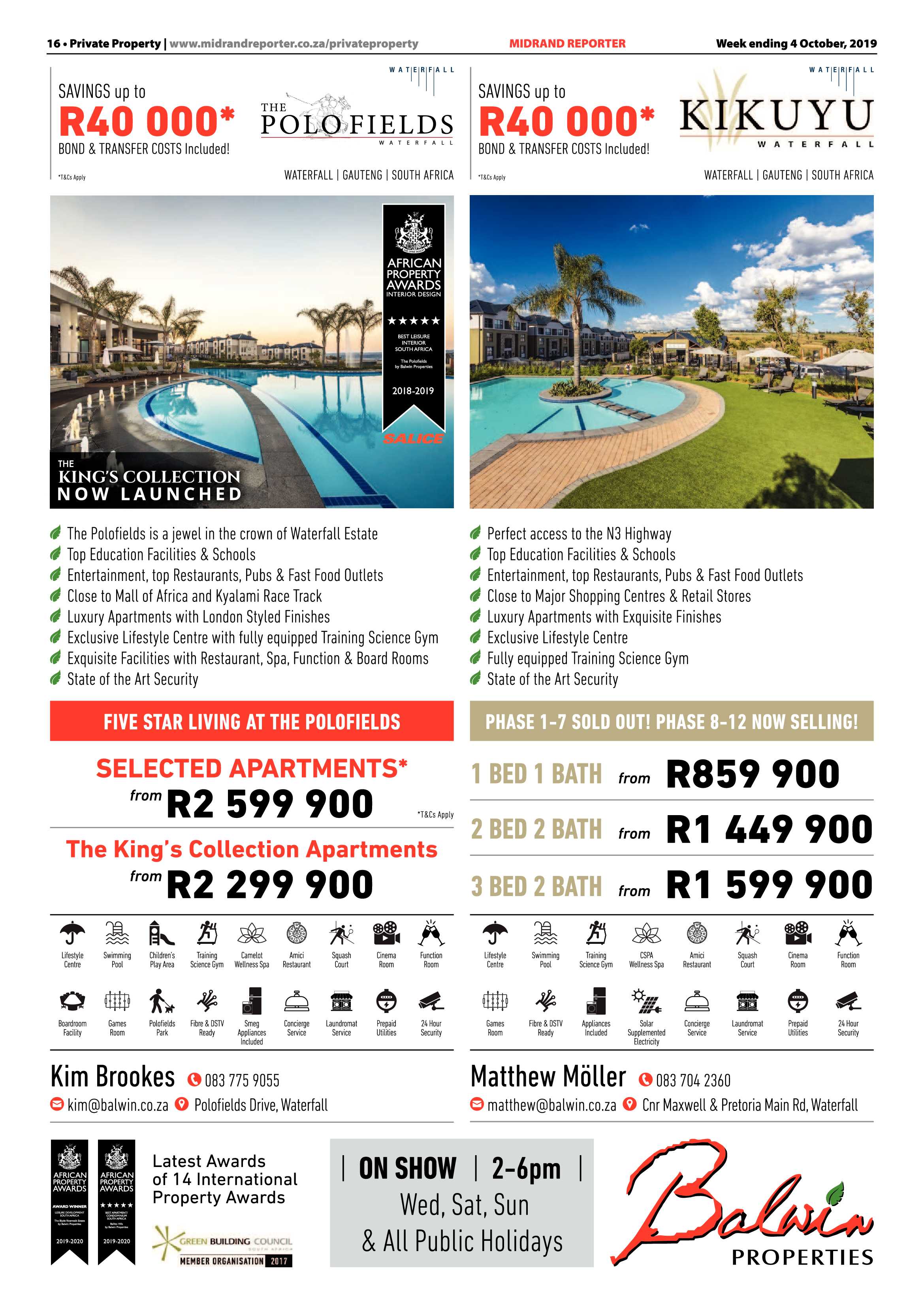 Midrand Reporter 4 October, 2019 page 16