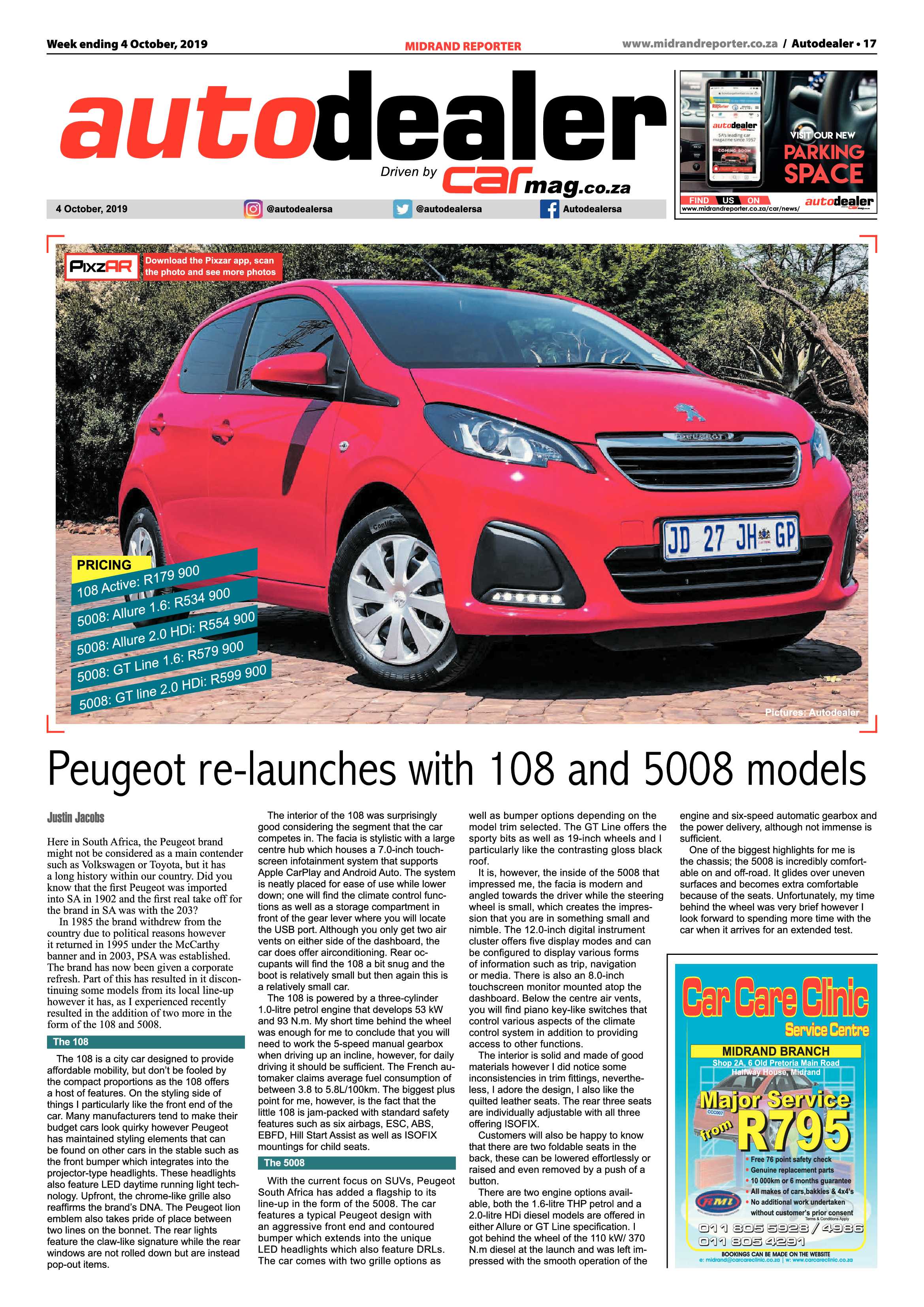 Midrand Reporter 4 October, 2019 page 17