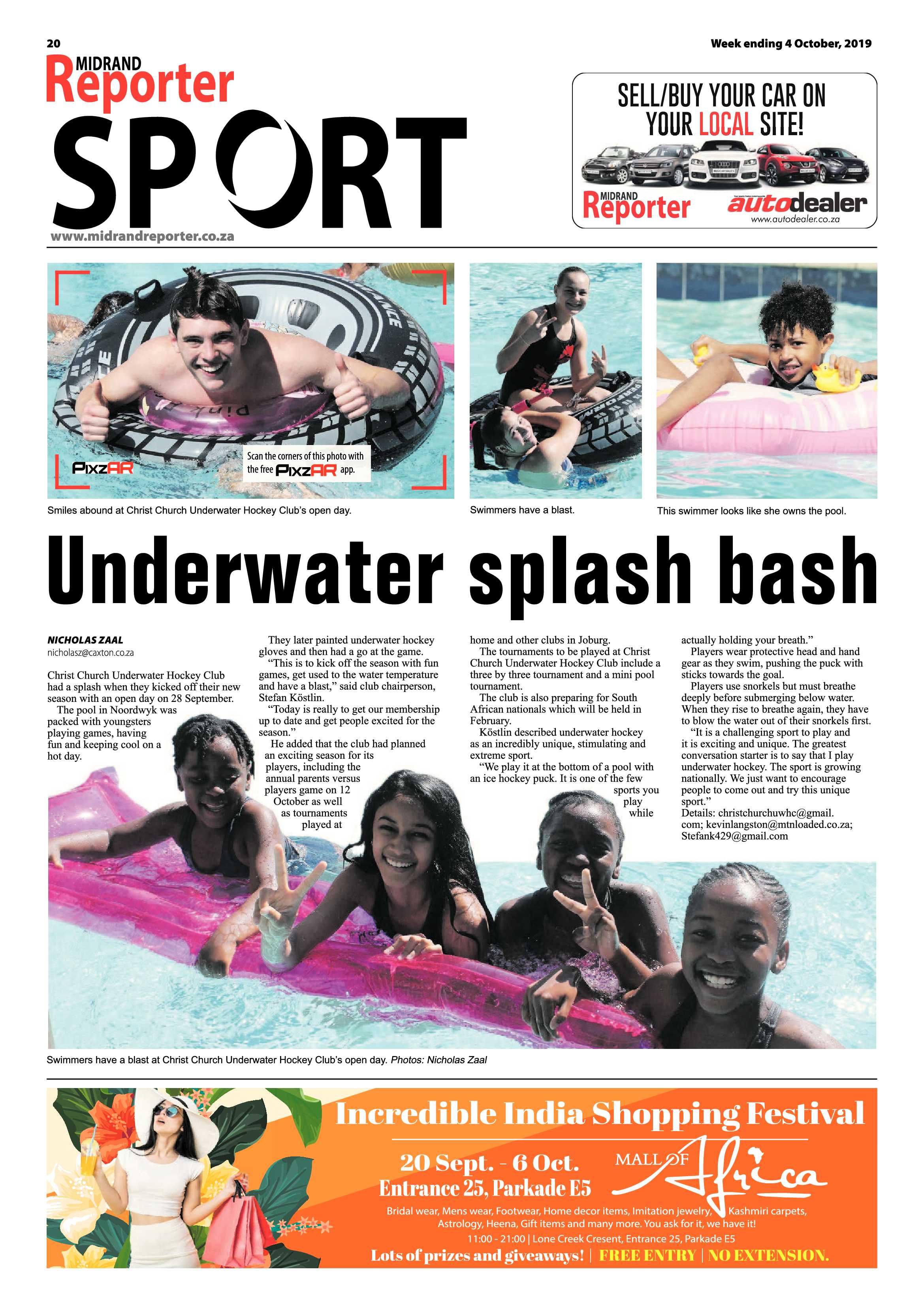 Midrand Reporter 4 October, 2019 page 20
