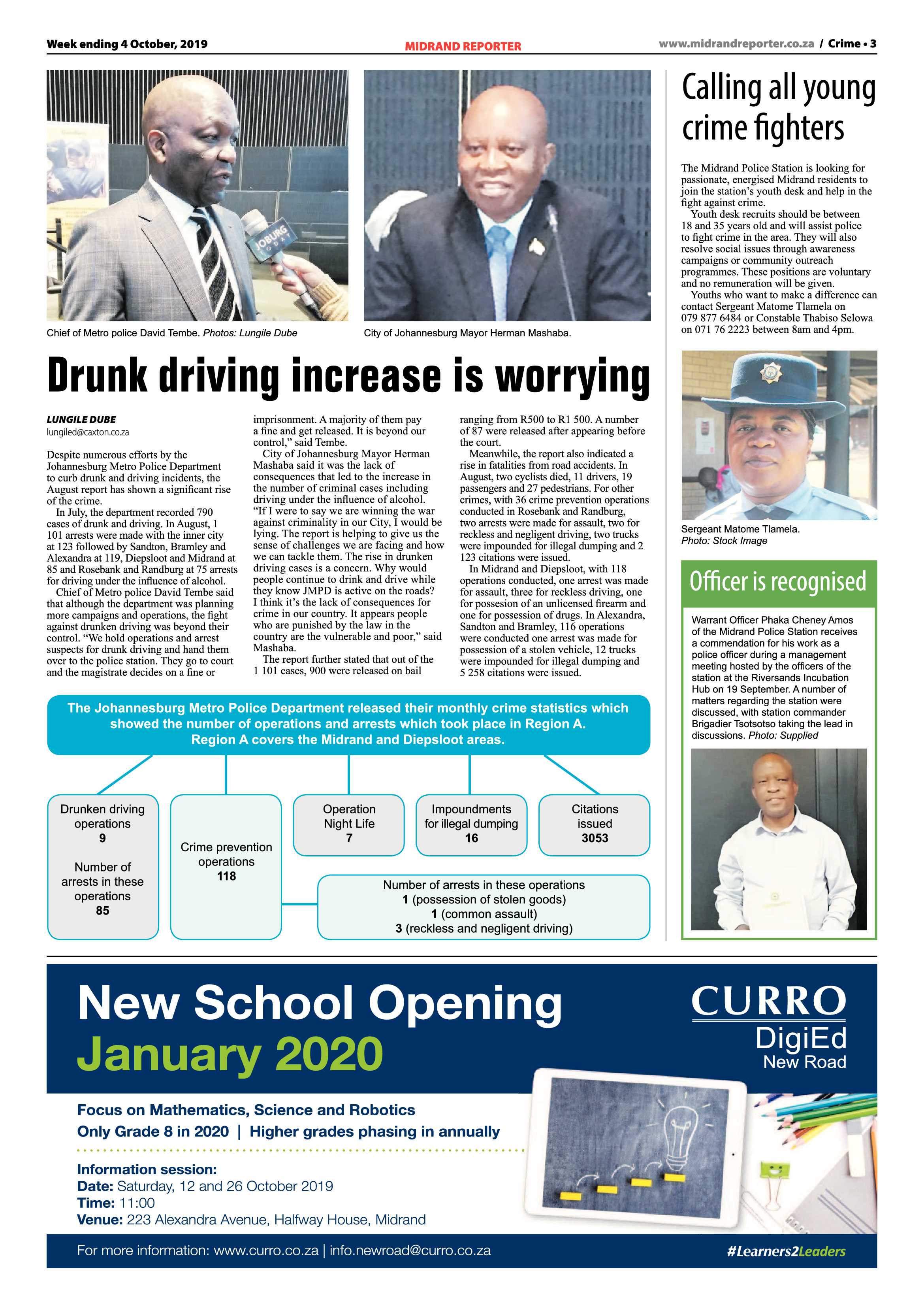 Midrand Reporter 4 October, 2019 page 3