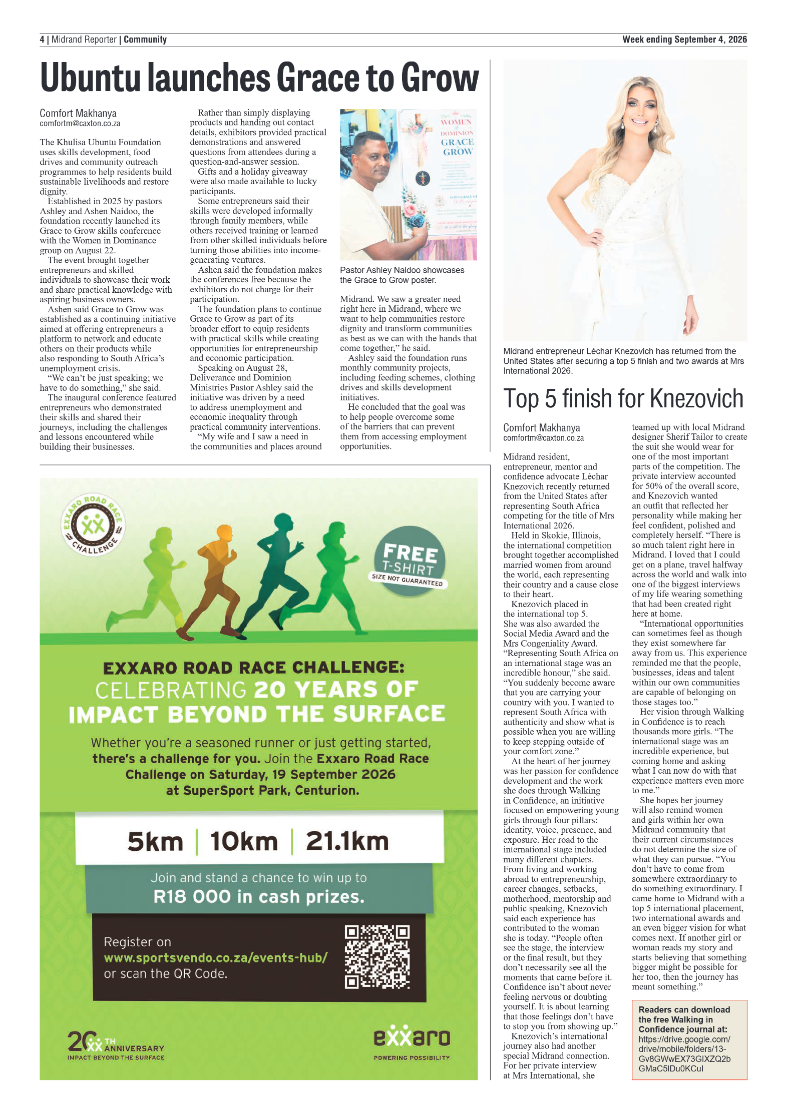 Midrand Reporter 4 September 2026 page 4