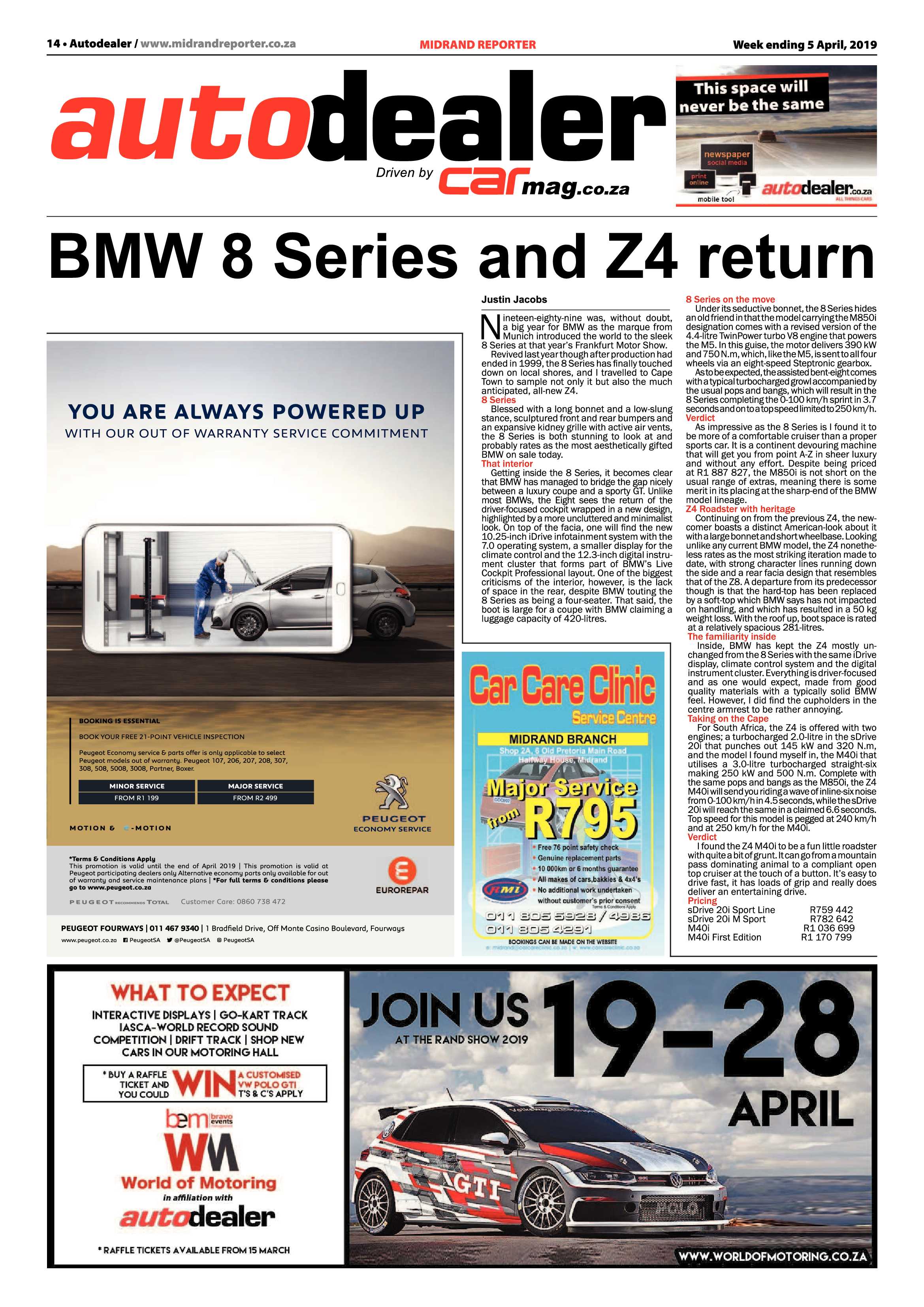 Midrand Reporter 5 April, 2019 page 14