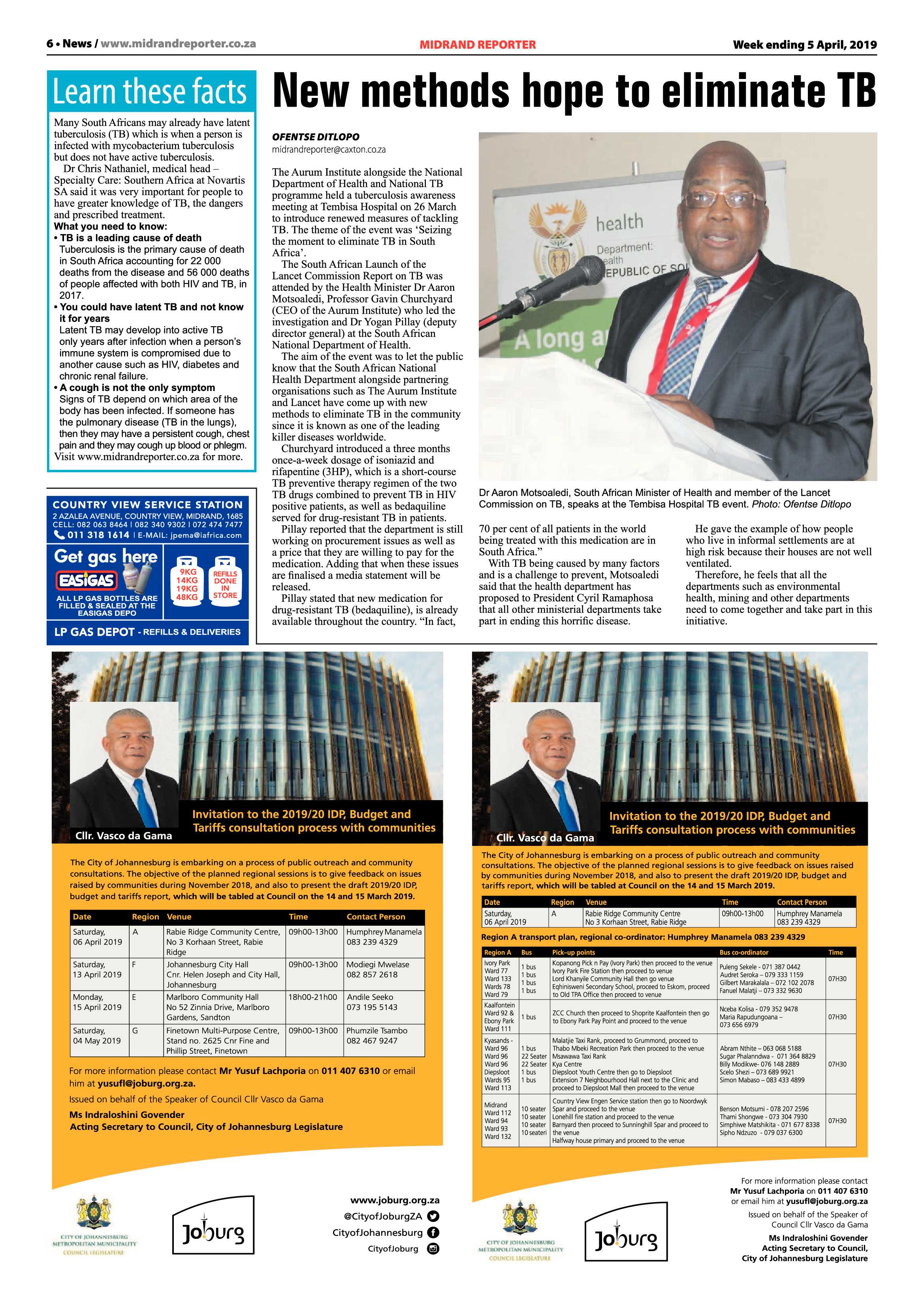 Midrand Reporter 5 April, 2019 page 6