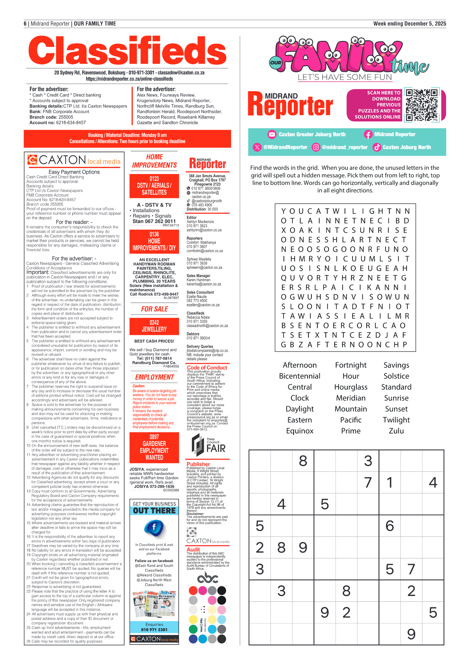 Midrand Reporter 5 December 2025 page 6