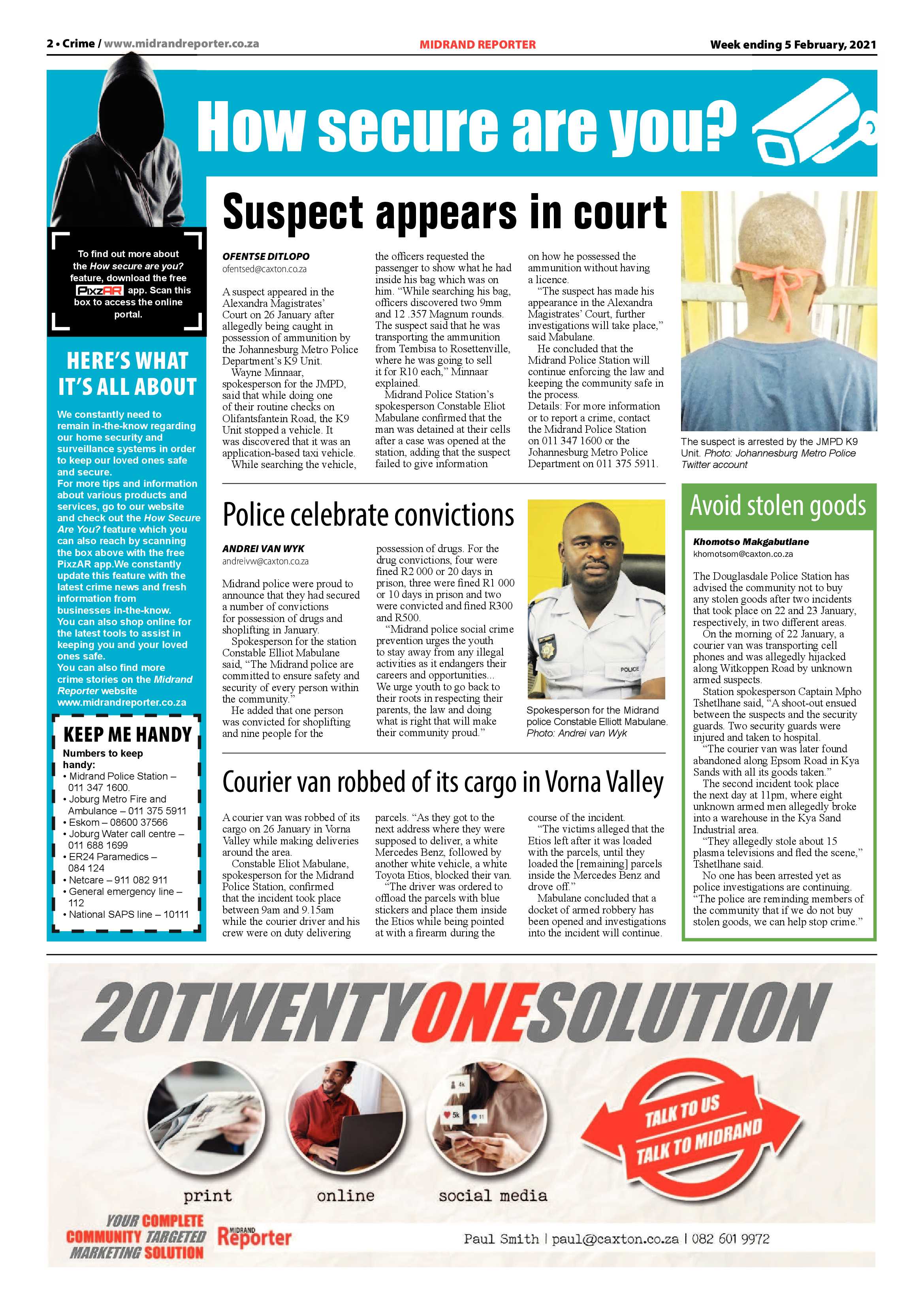 Midrand Reporter 5 February 2021 page 14