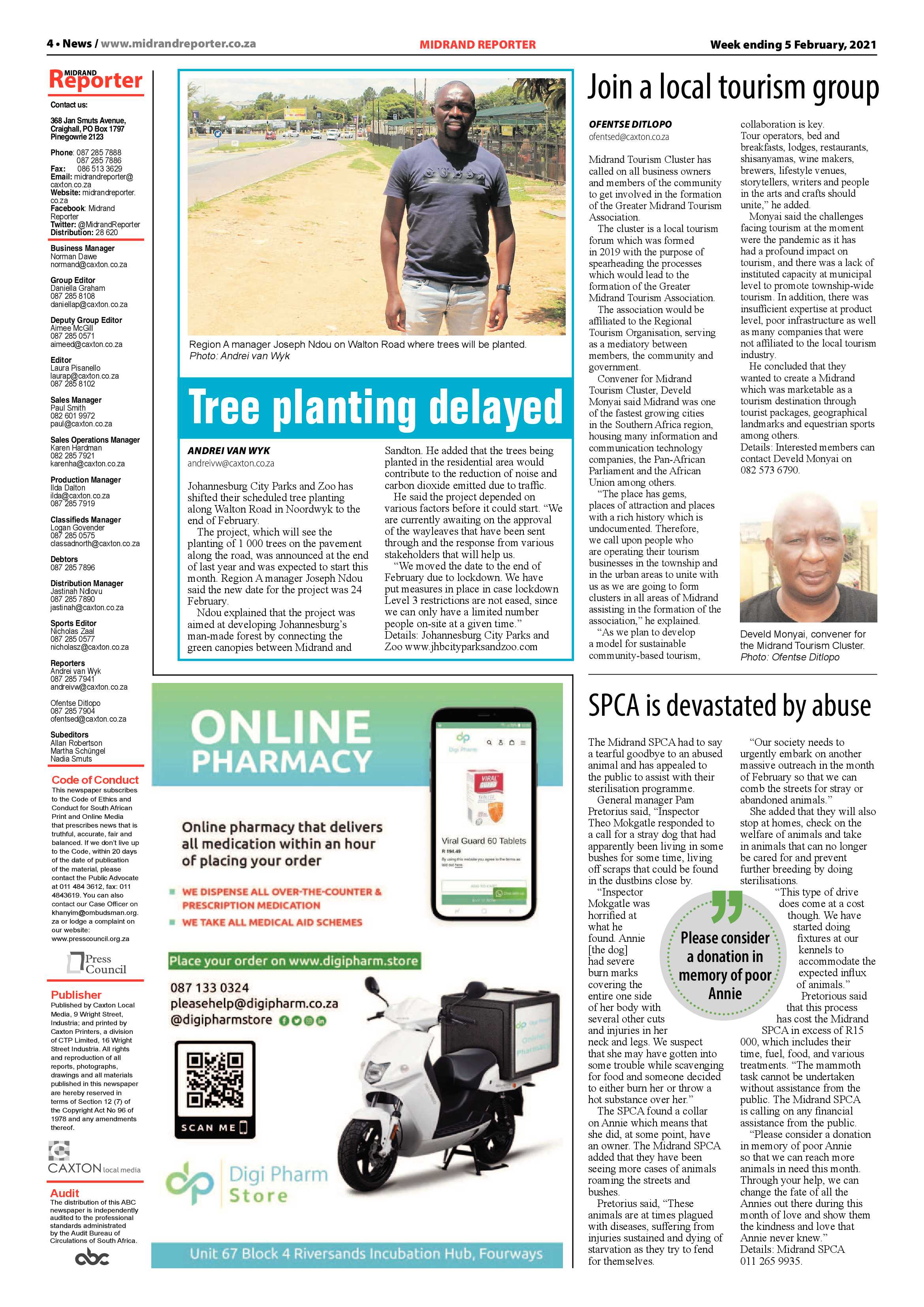 Midrand Reporter 5 February 2021 page 16