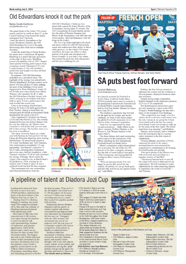 Midrand Reporter 5 July 2024 page 11