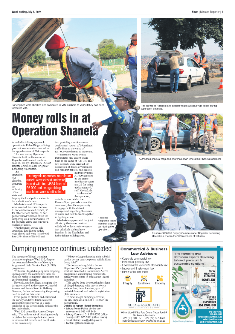 Midrand Reporter 5 July 2024 page 3