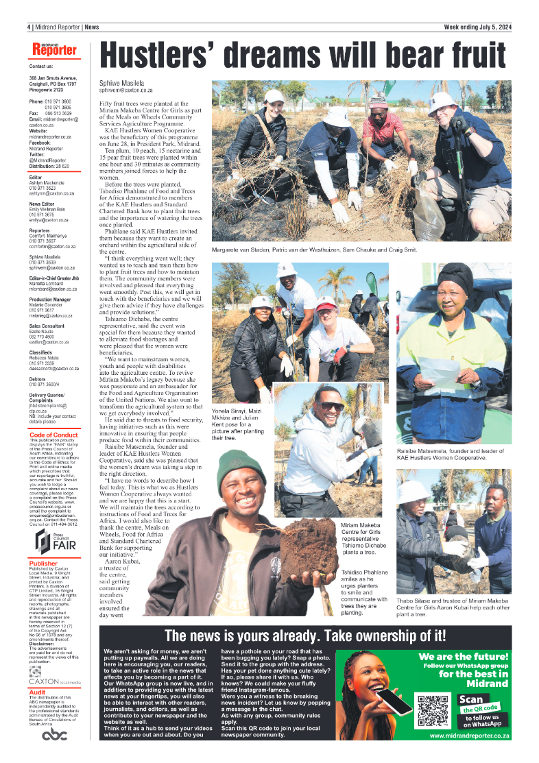 Midrand Reporter 5 July 2024 page 4