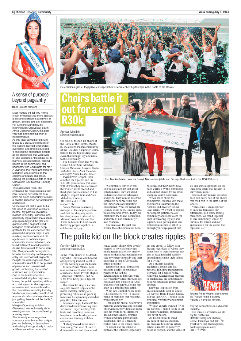 Midrand Reporter 5 July 2024 page 6