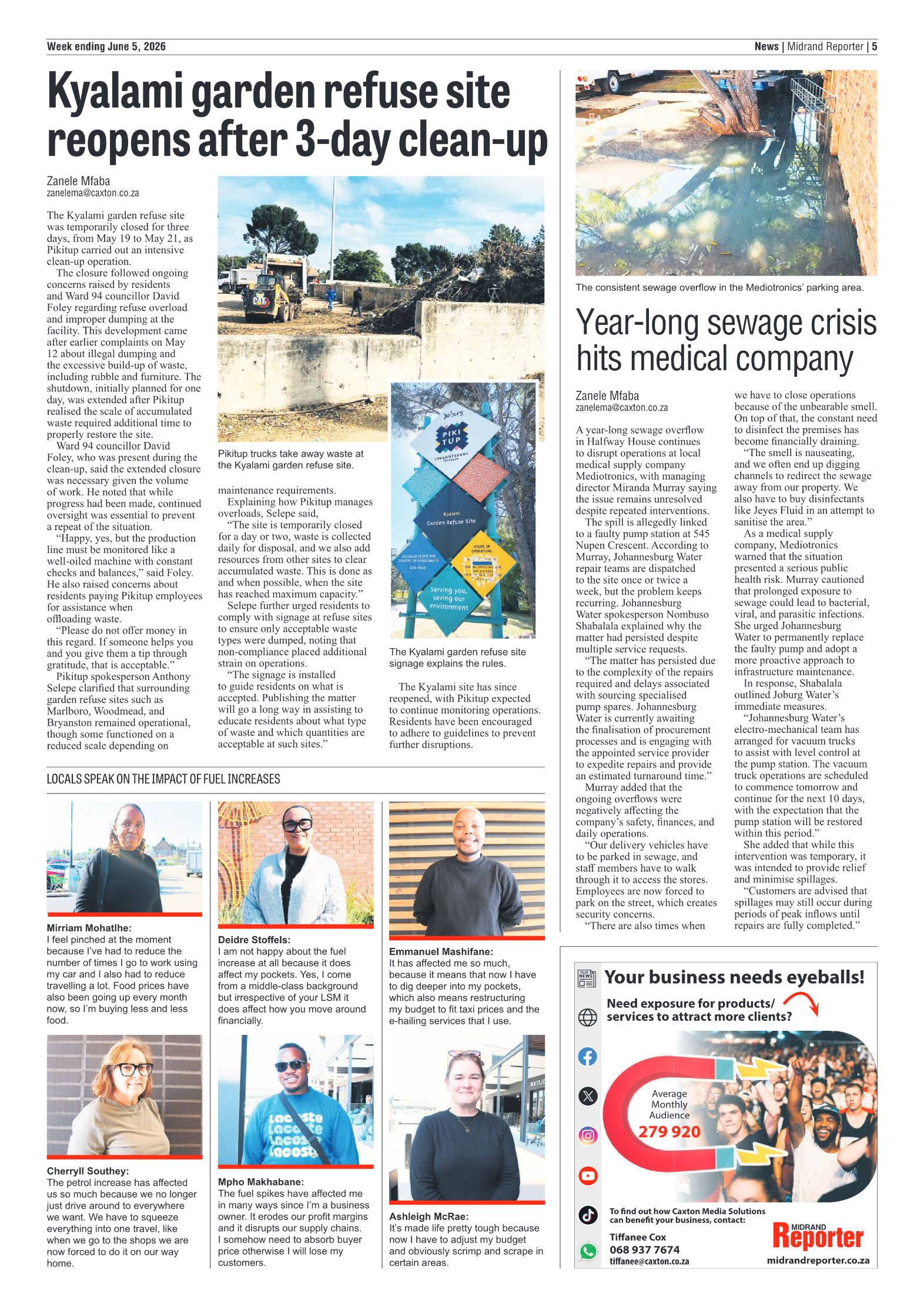 Midrand Reporter 5 June 2026 page 5