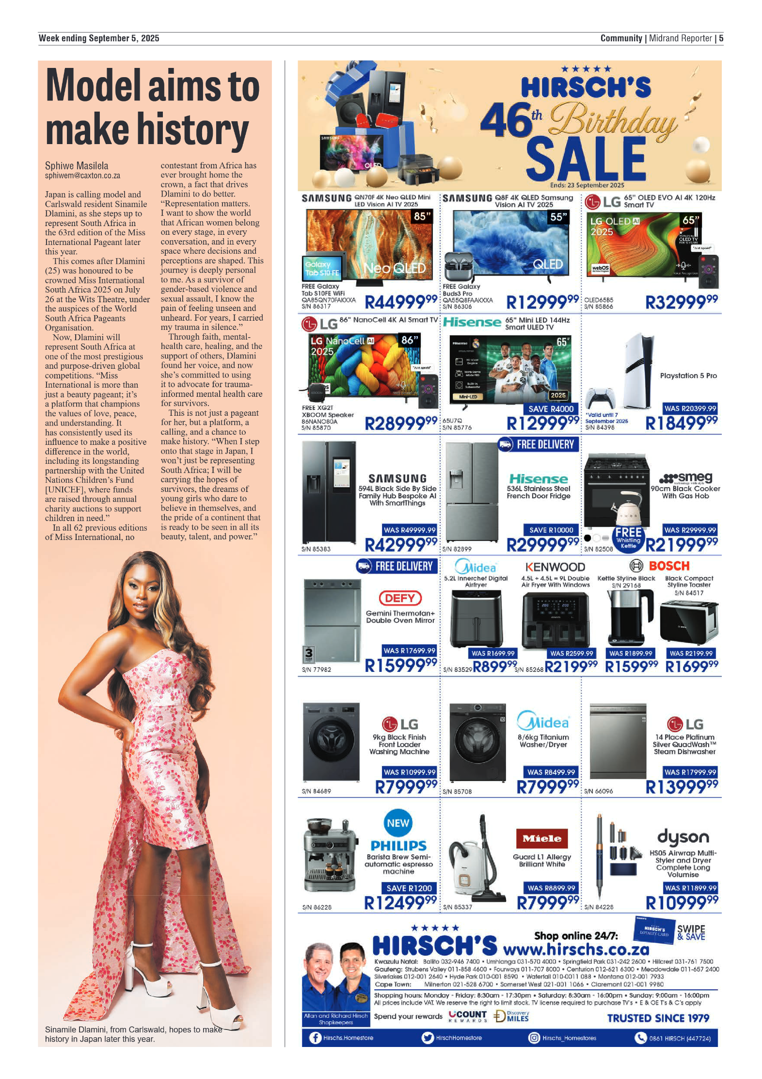 Midrand Reporter 5 September 2025 page 5