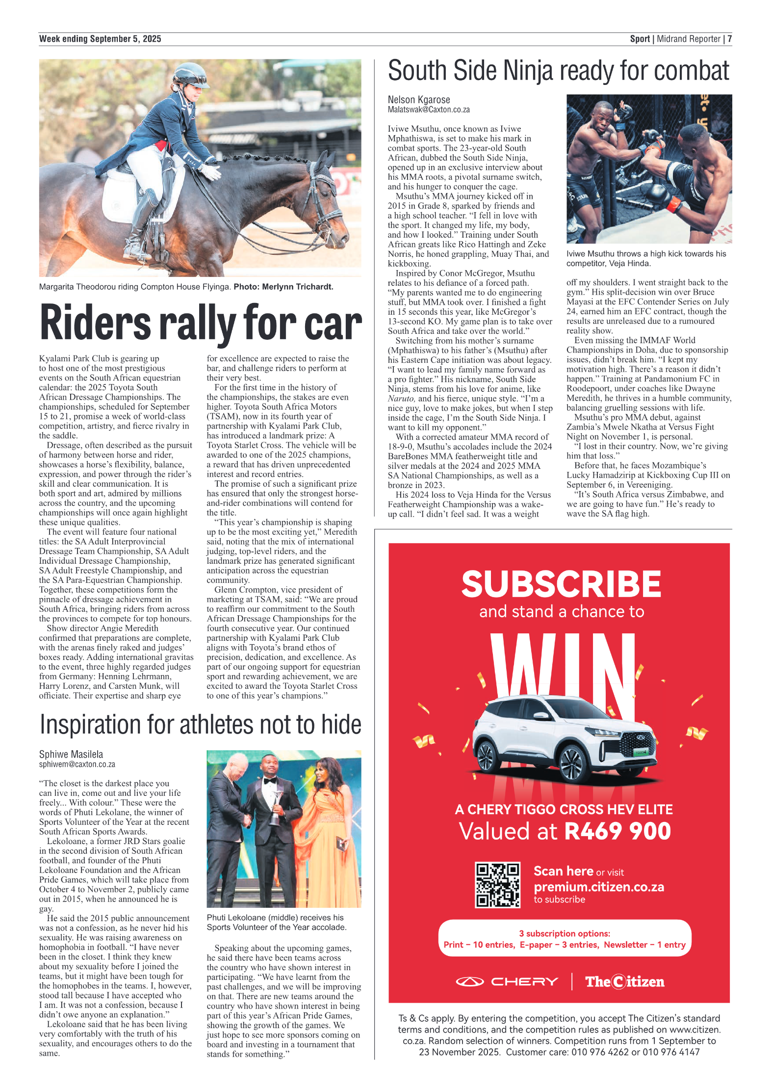 Midrand Reporter 5 September 2025 page 7