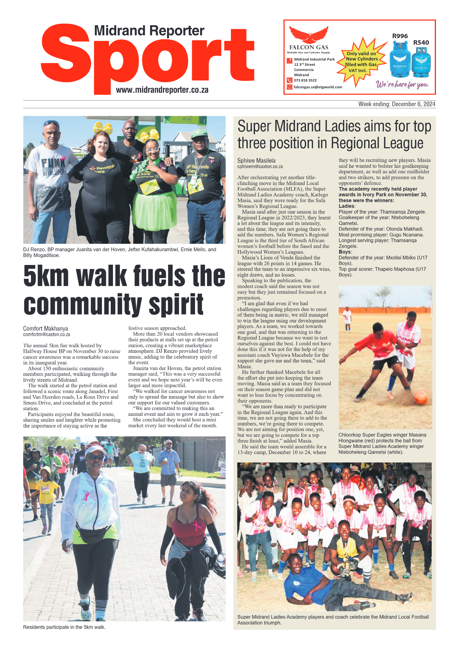 Midrand Reporter 6 December 2024 page 12