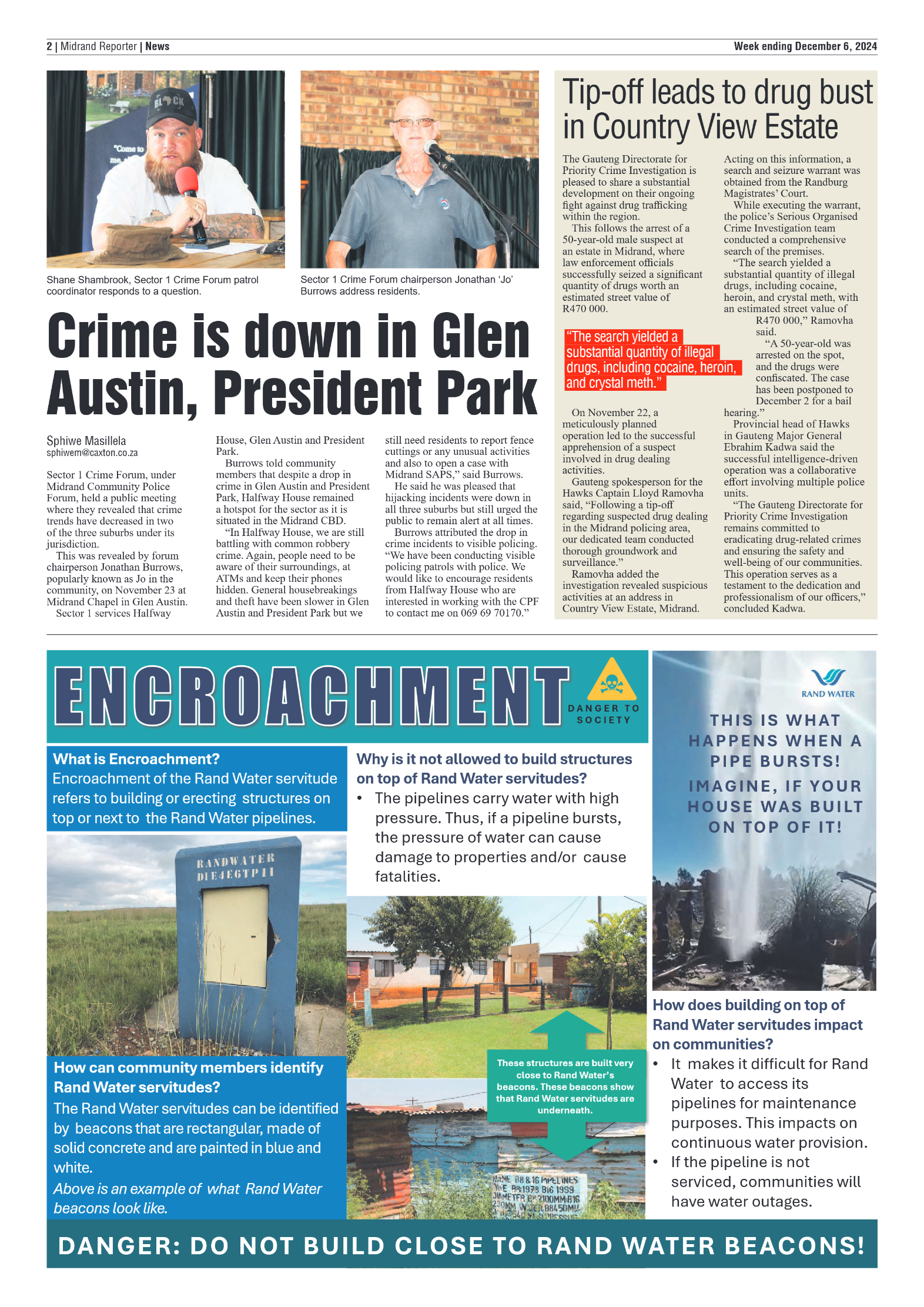 Midrand Reporter 6 December 2024 page 2