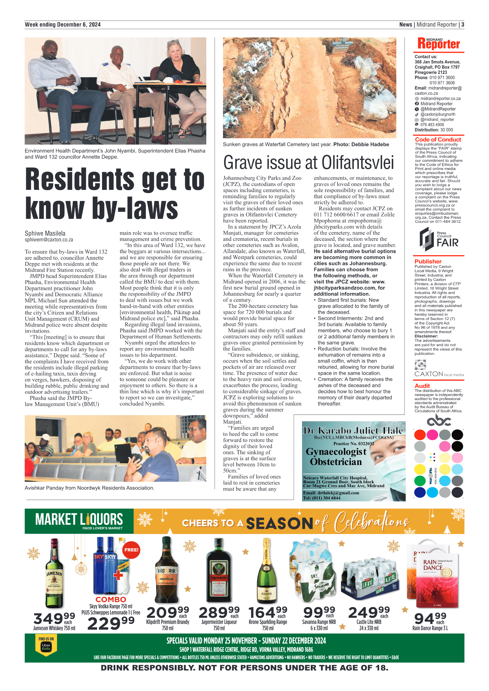 Midrand Reporter 6 December 2024 page 3