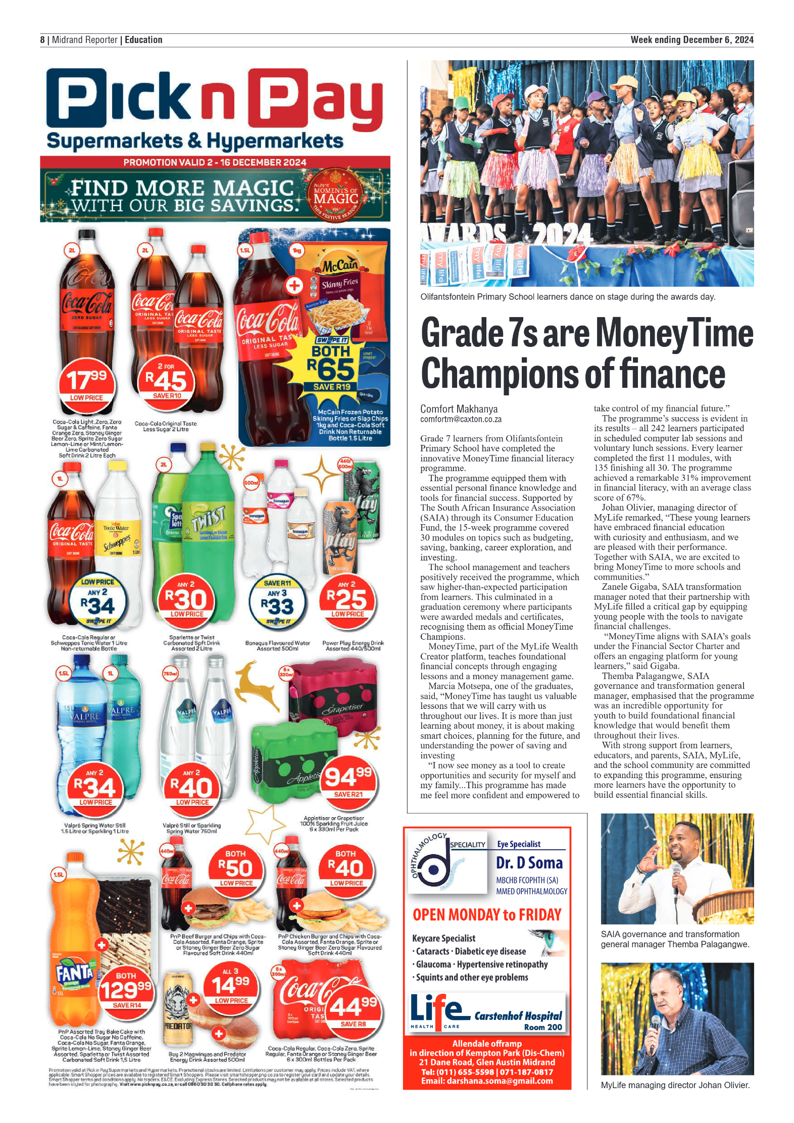 Midrand Reporter 6 December 2024 page 8