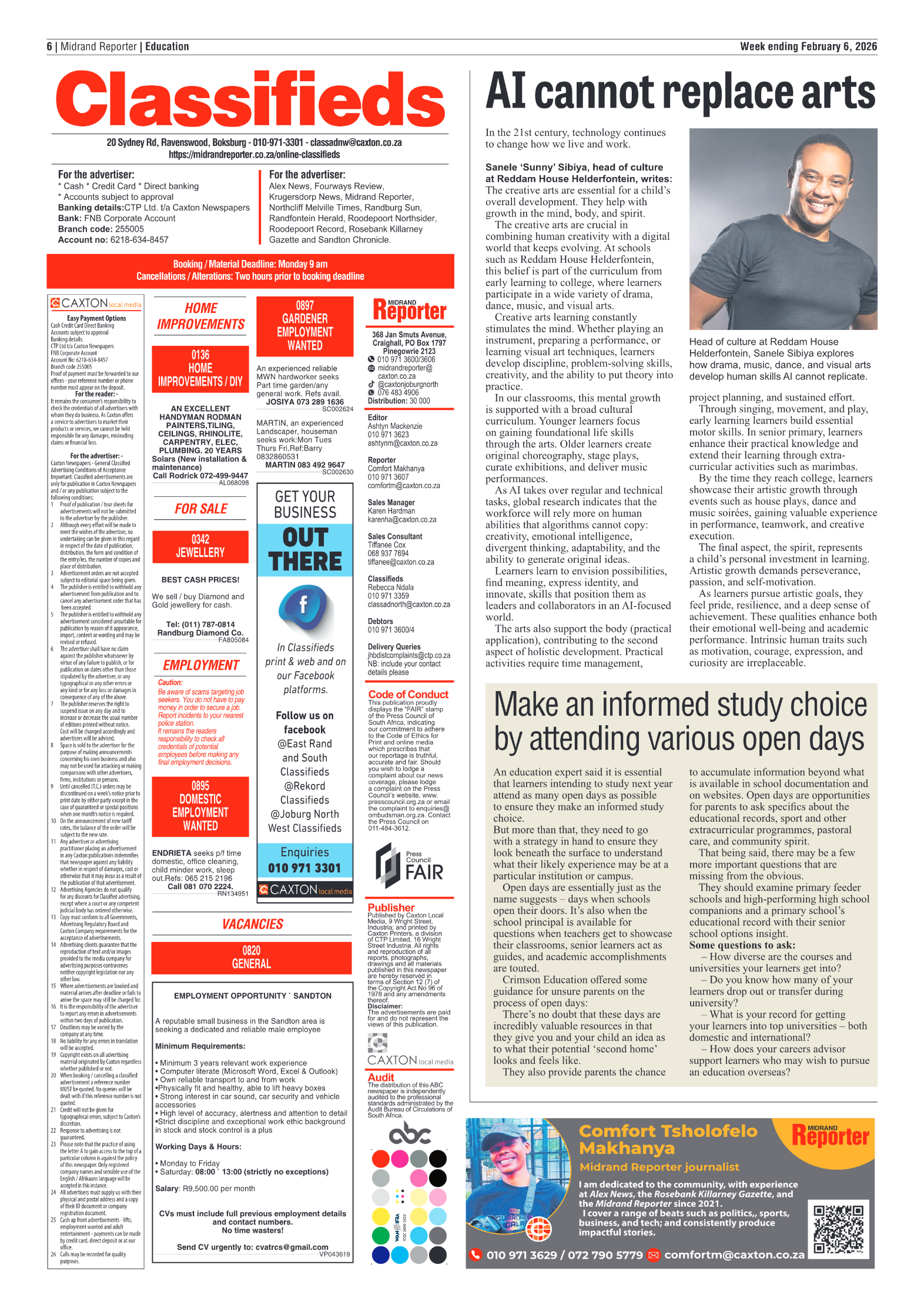 Midrand Reporter 6 February 2026 page 6