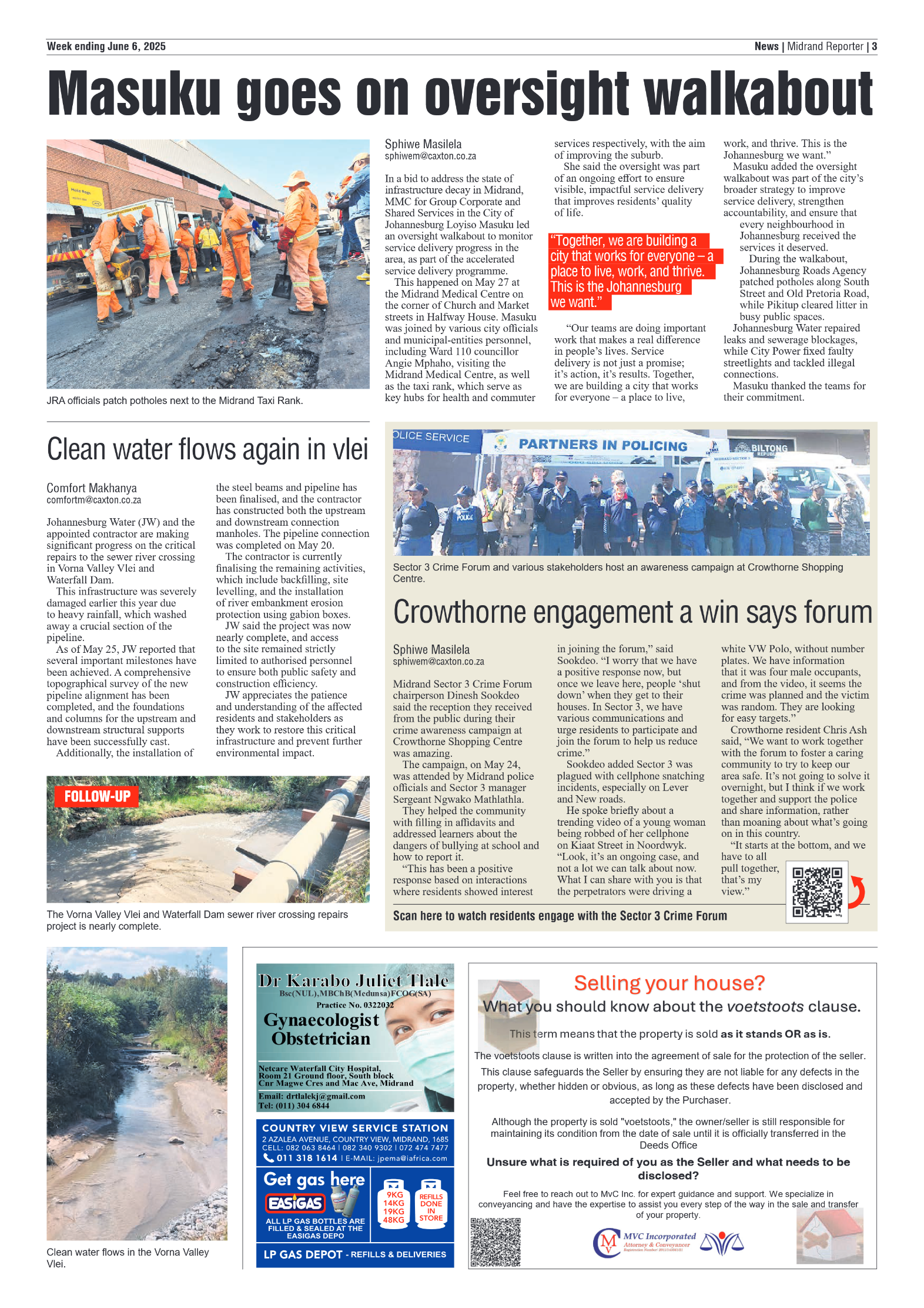 Midrand Reporter 6 June 2025 page 3