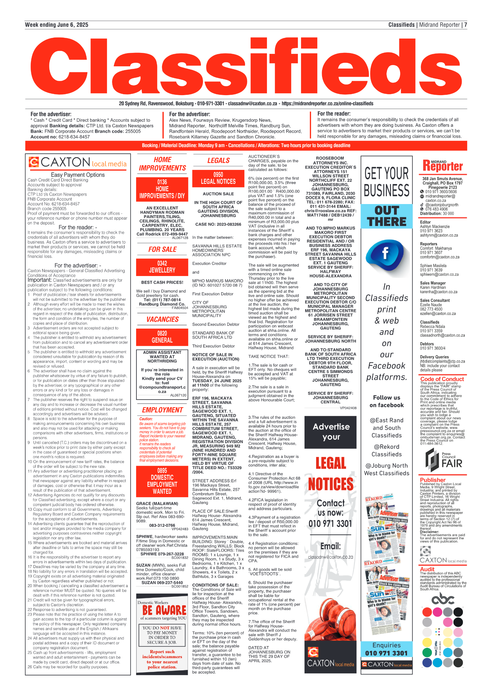 Midrand Reporter 6 June 2025 page 7