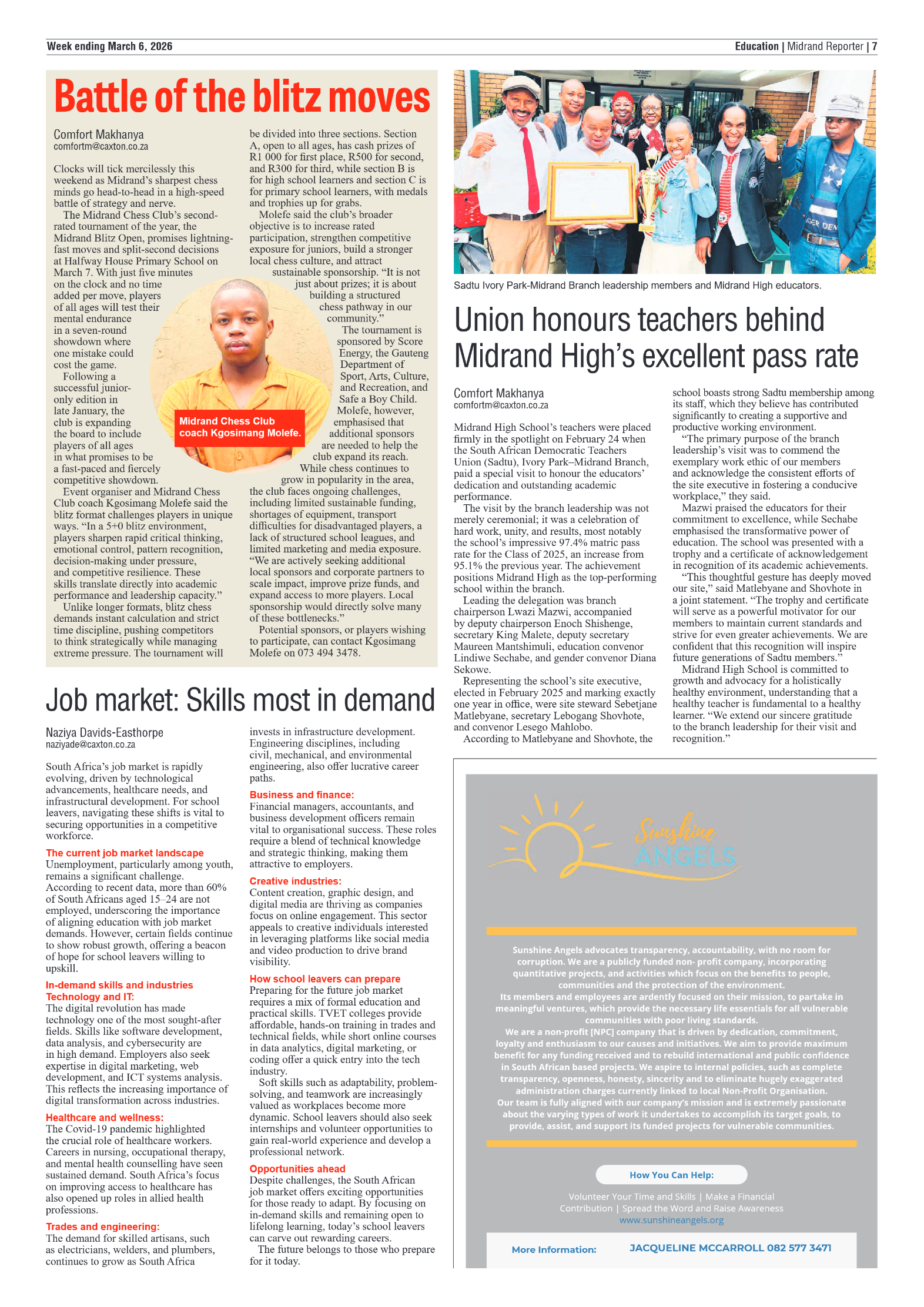 Midrand Reporter 6 March 2026 page 7