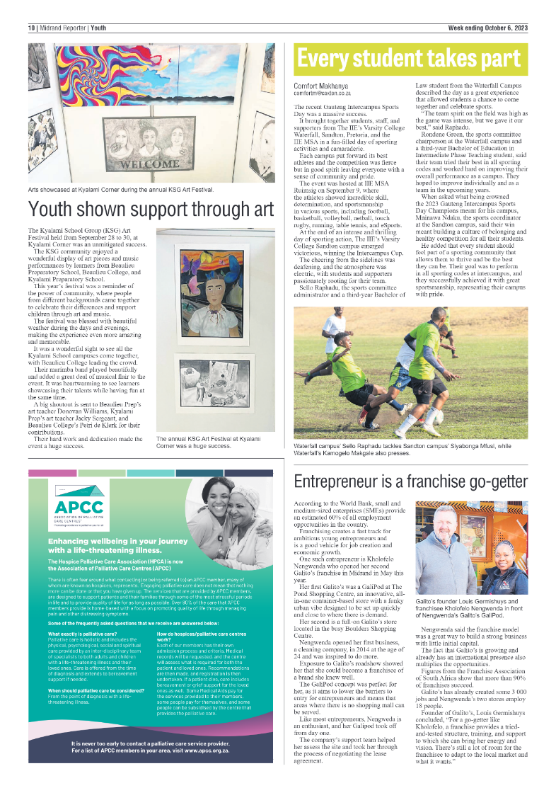 Midrand Reporter 6 October 2023 page 10