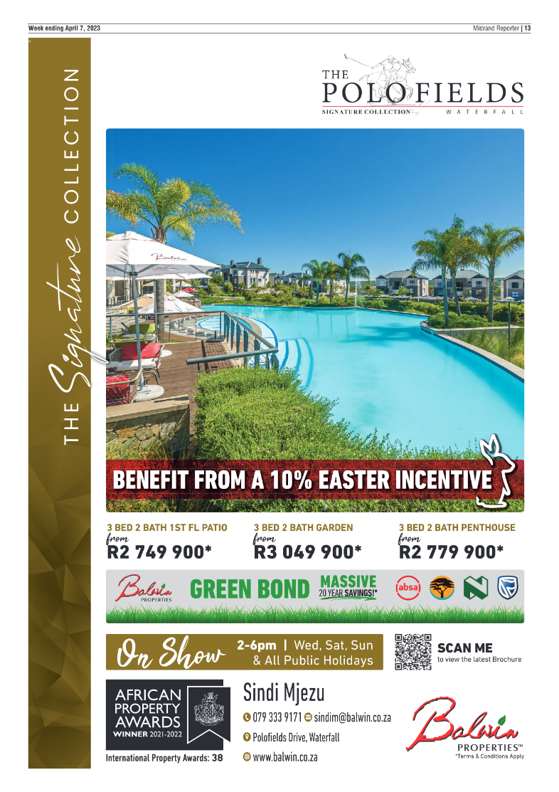 Midrand Reporter 7 April 2023 page 13