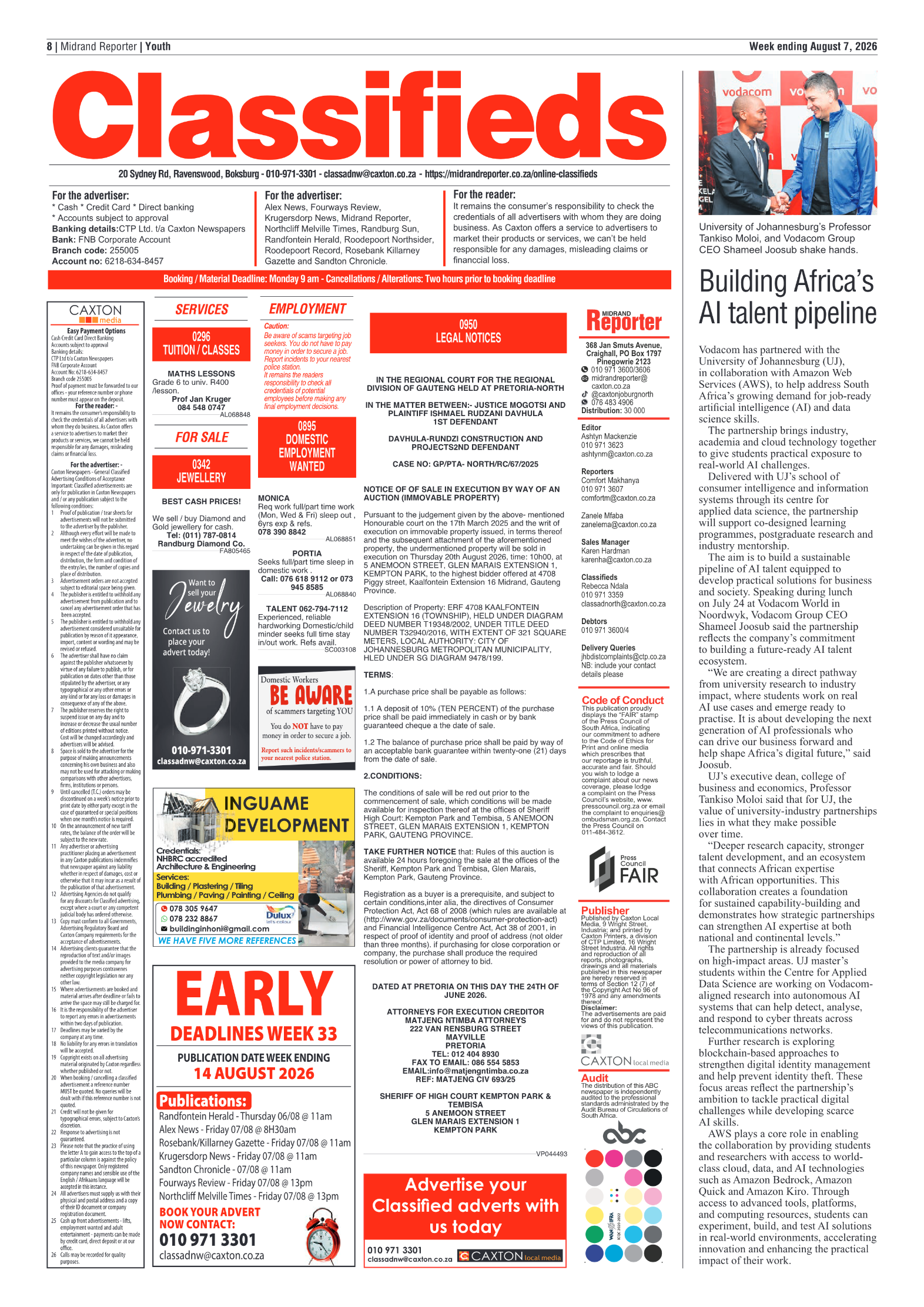 Midrand Reporter 7 August 2026 page 10