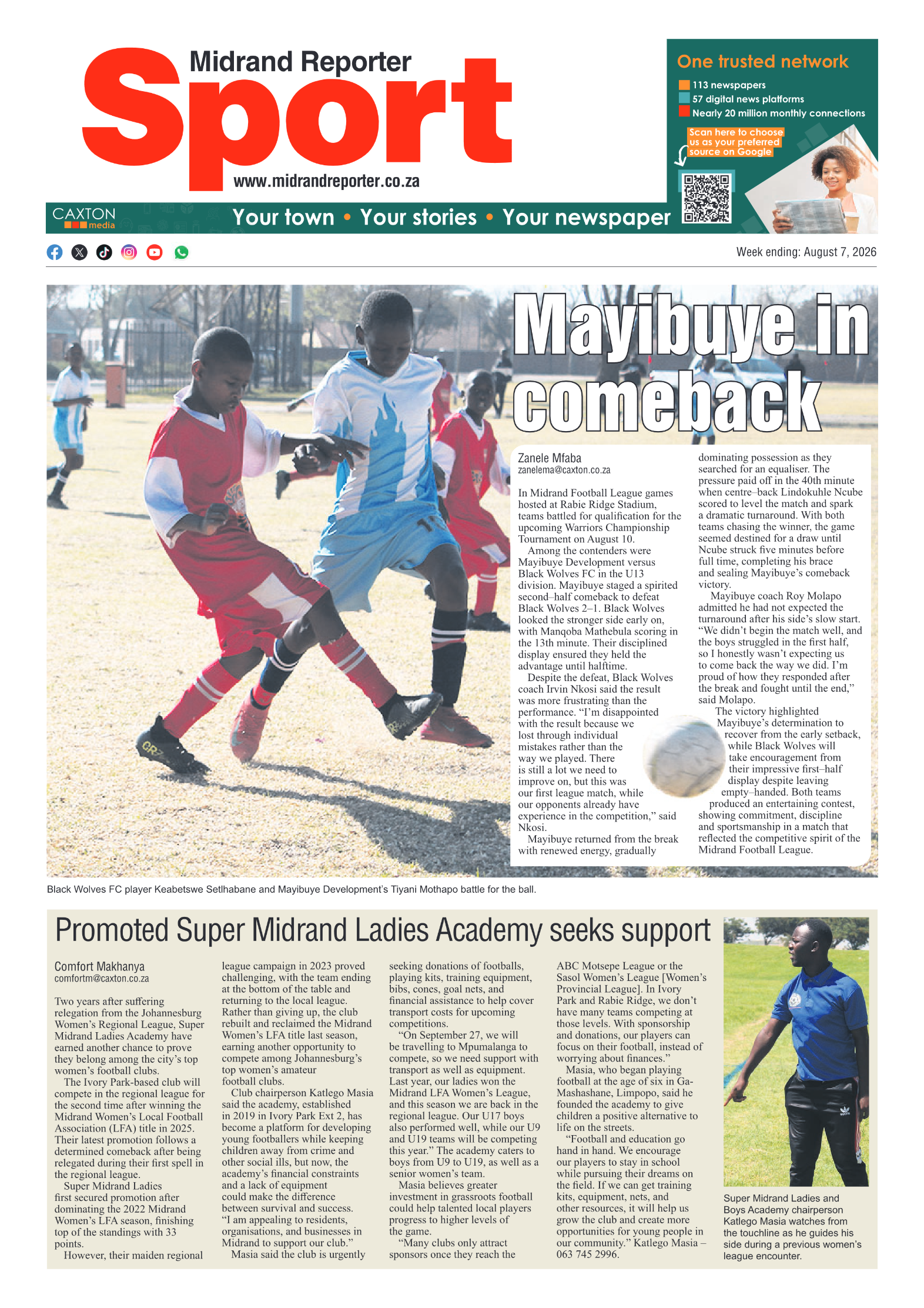 Midrand Reporter 7 August 2026 page 12