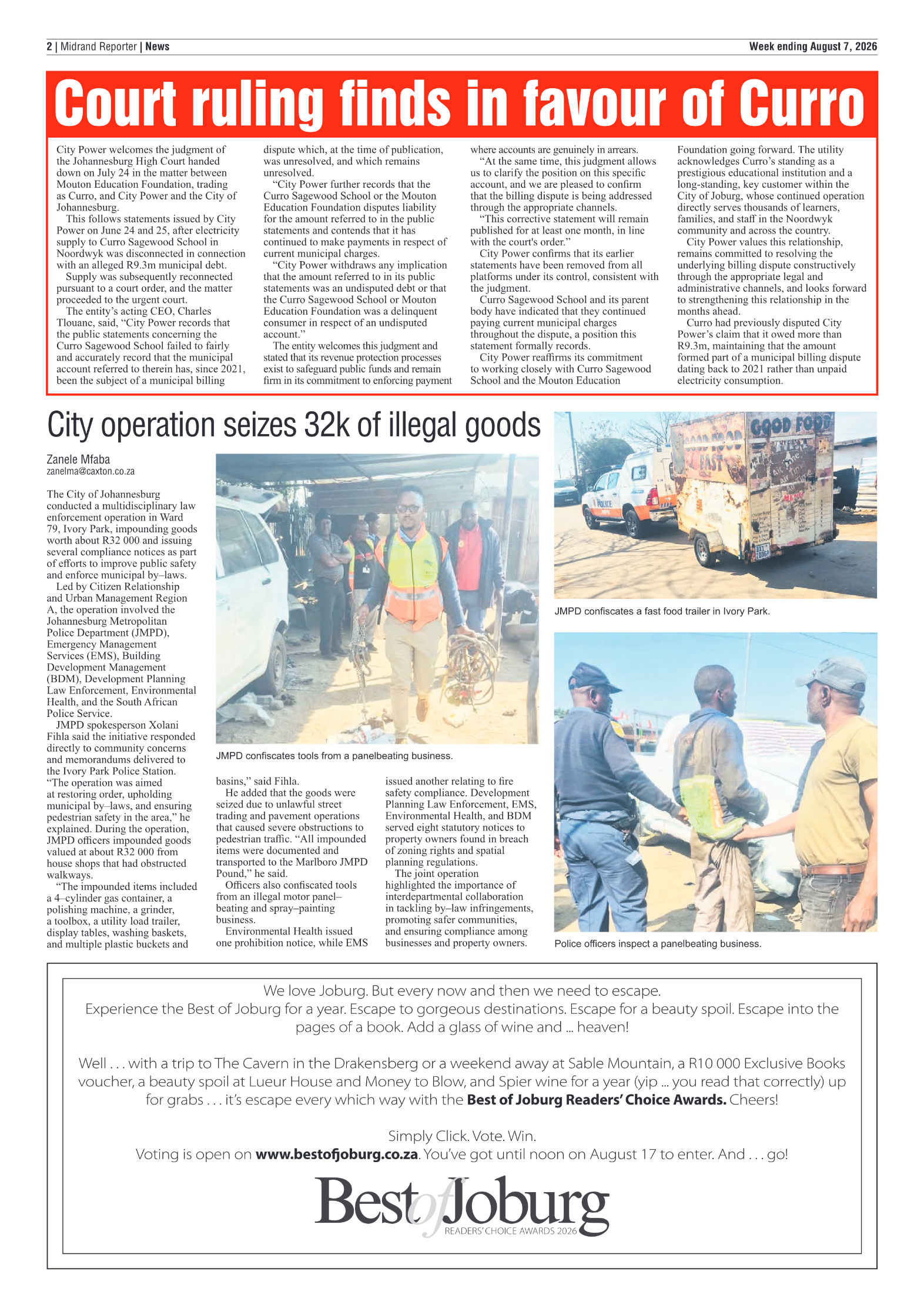 Midrand Reporter 7 August 2026 page 4