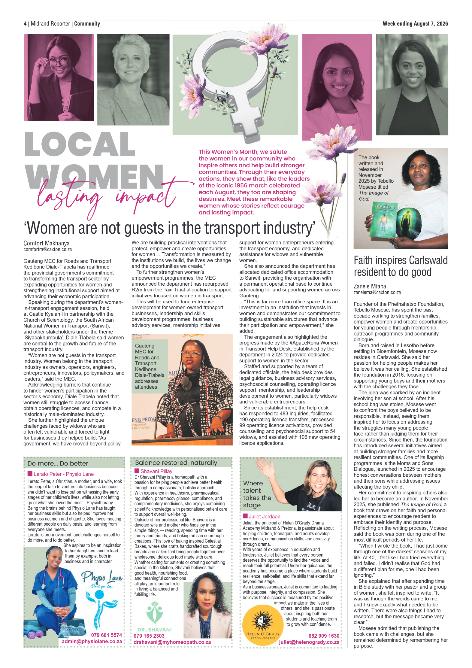 Midrand Reporter 7 August 2026 page 6