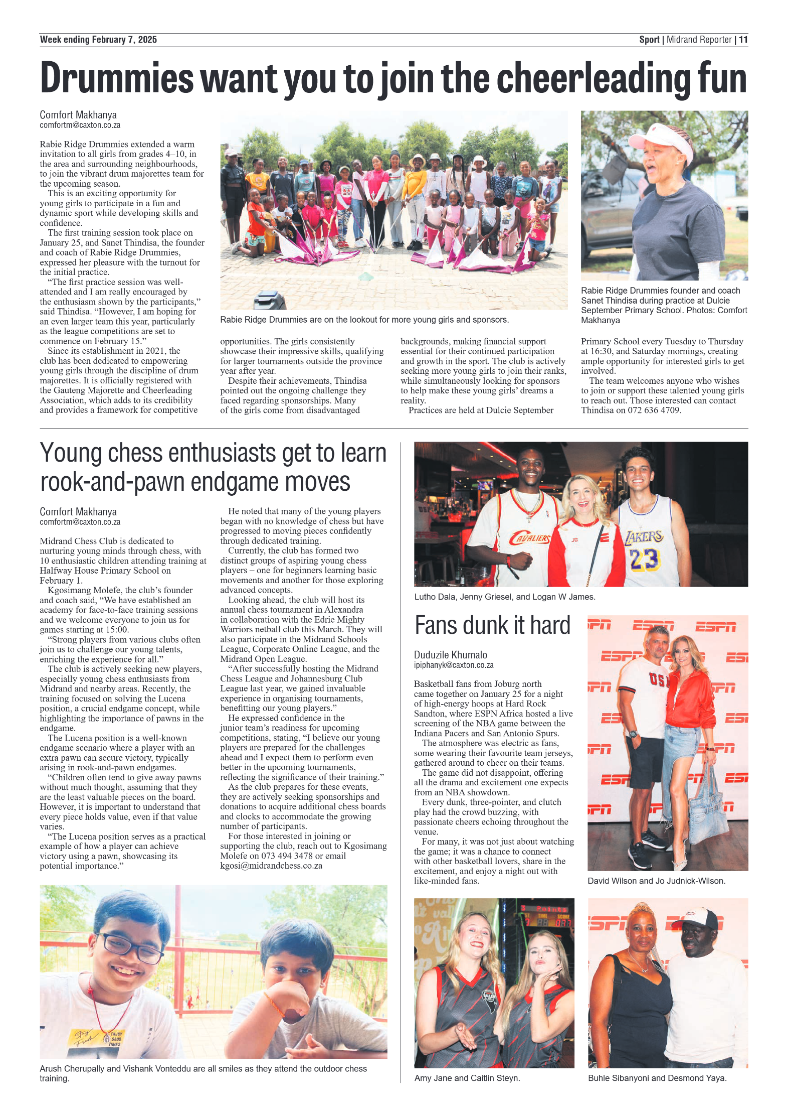 Midrand Reporter 7 February 2025 page 11