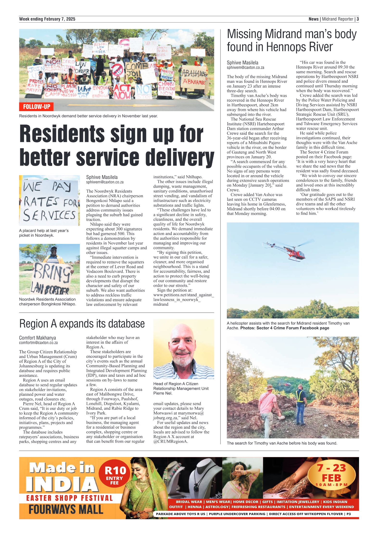 Midrand Reporter 7 February 2025 page 3