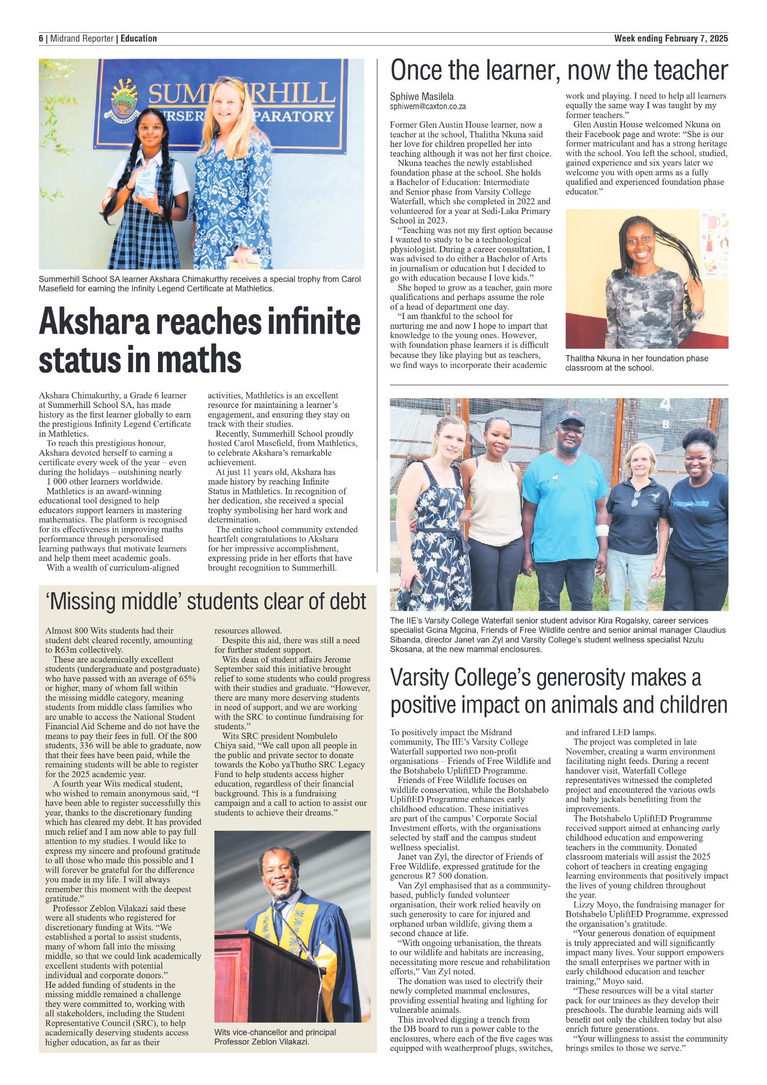 Midrand Reporter 7 February 2025 page 6