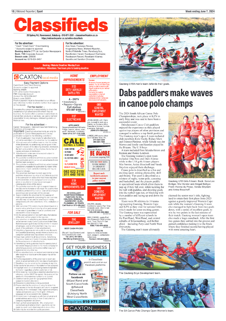 Midrand Reporter 7 June 2024 page 10
