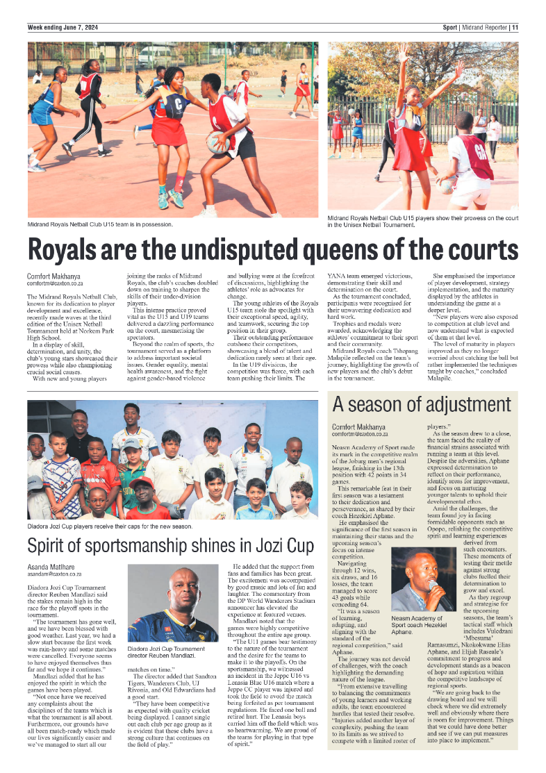Midrand Reporter 7 June 2024 page 11