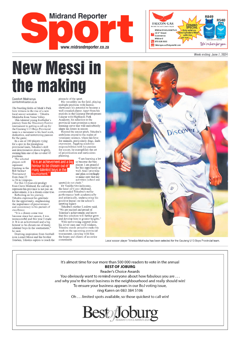 Midrand Reporter 7 June 2024 page 12