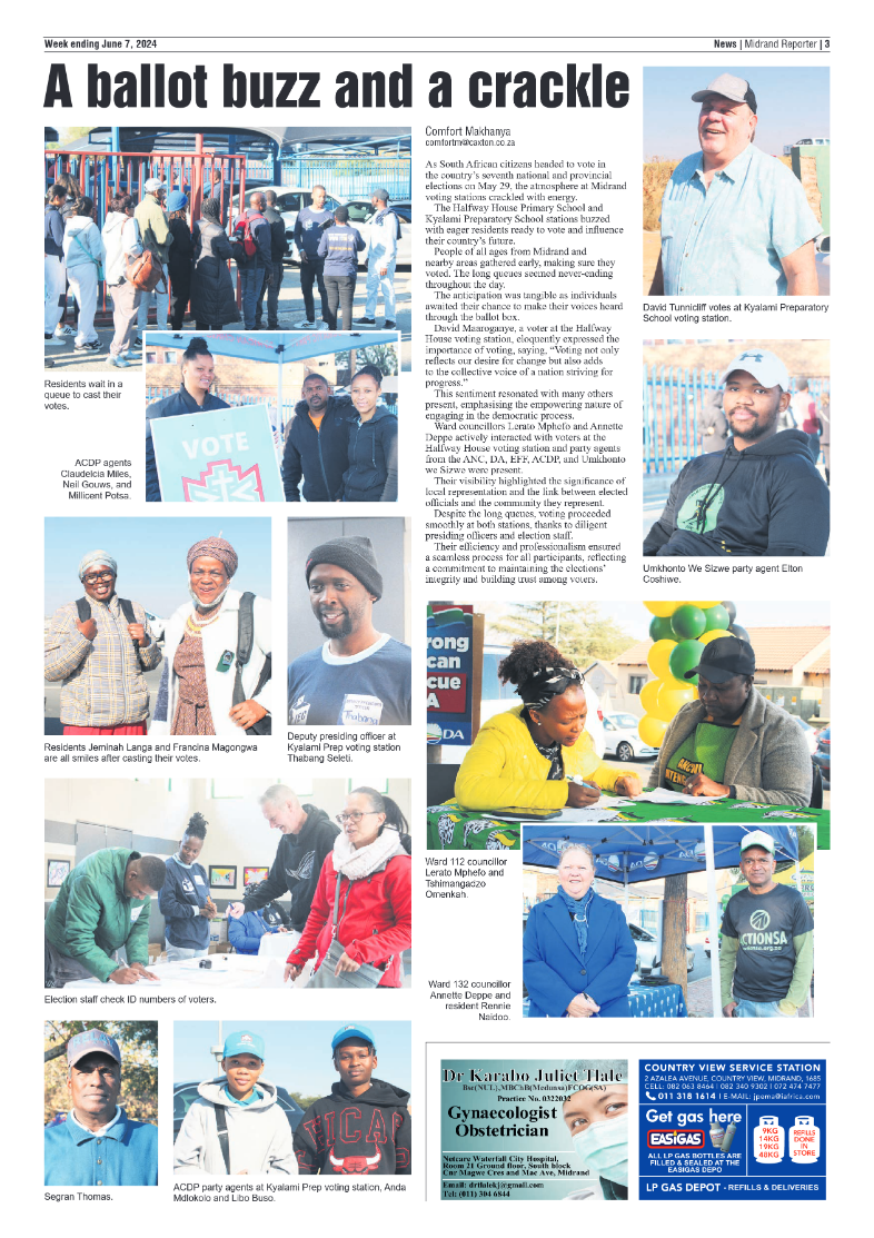 Midrand Reporter 7 June 2024 page 3