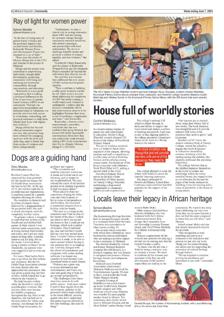 Midrand Reporter 7 June 2024 page 6