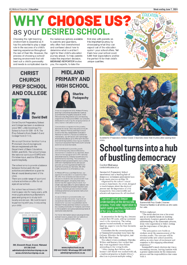Midrand Reporter 7 June 2024 page 8