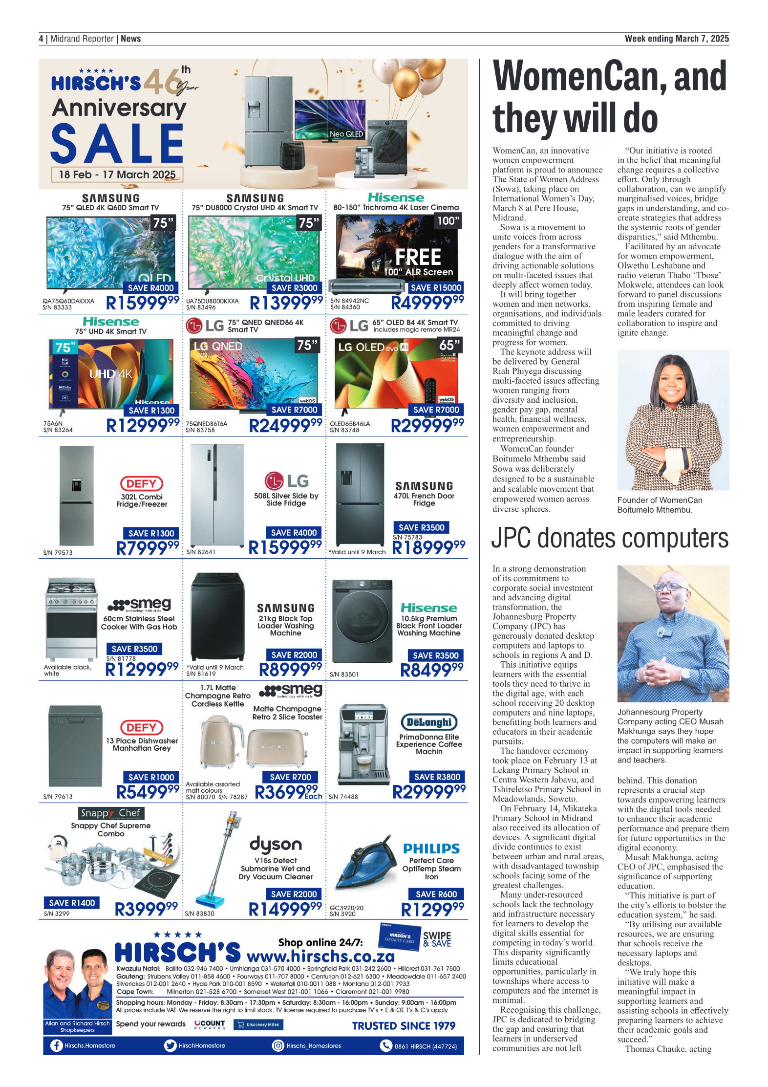 Midrand Reporter 7 March 2025 page 4