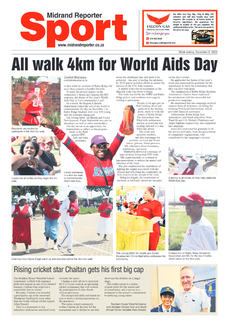 Midrand Reporter 8 December 2023 page 8