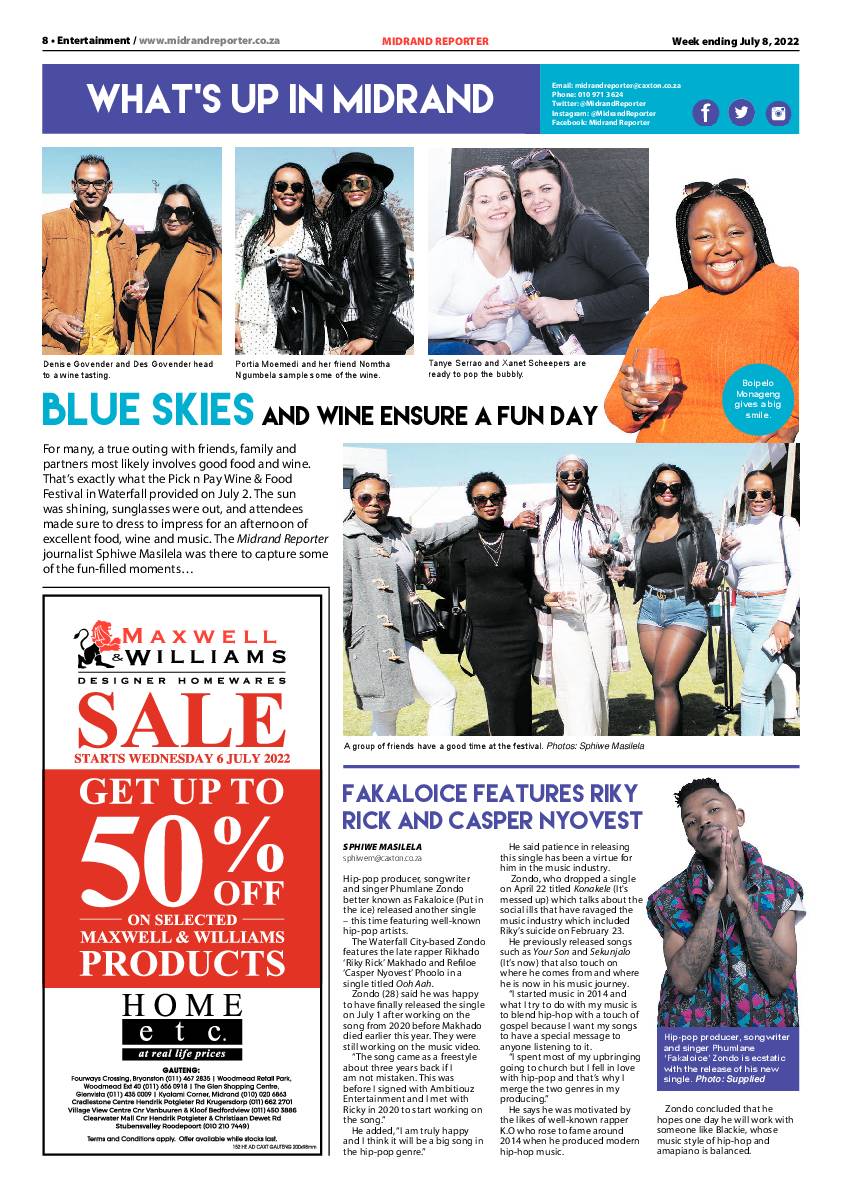 Midrand Reporter 8 July 2022 page 8