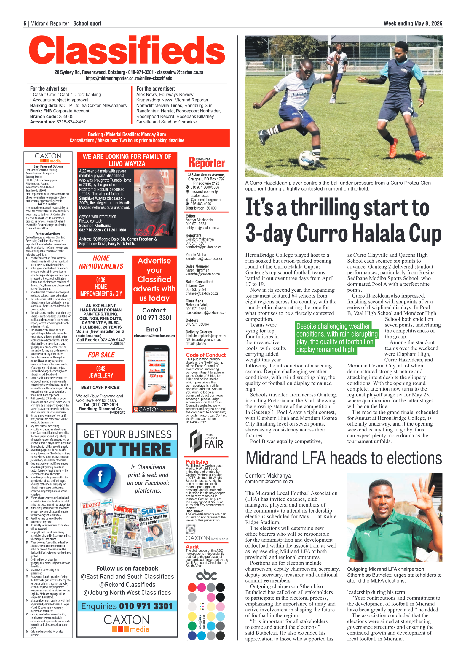 Midrand Reporter 8 May 2026 page 6